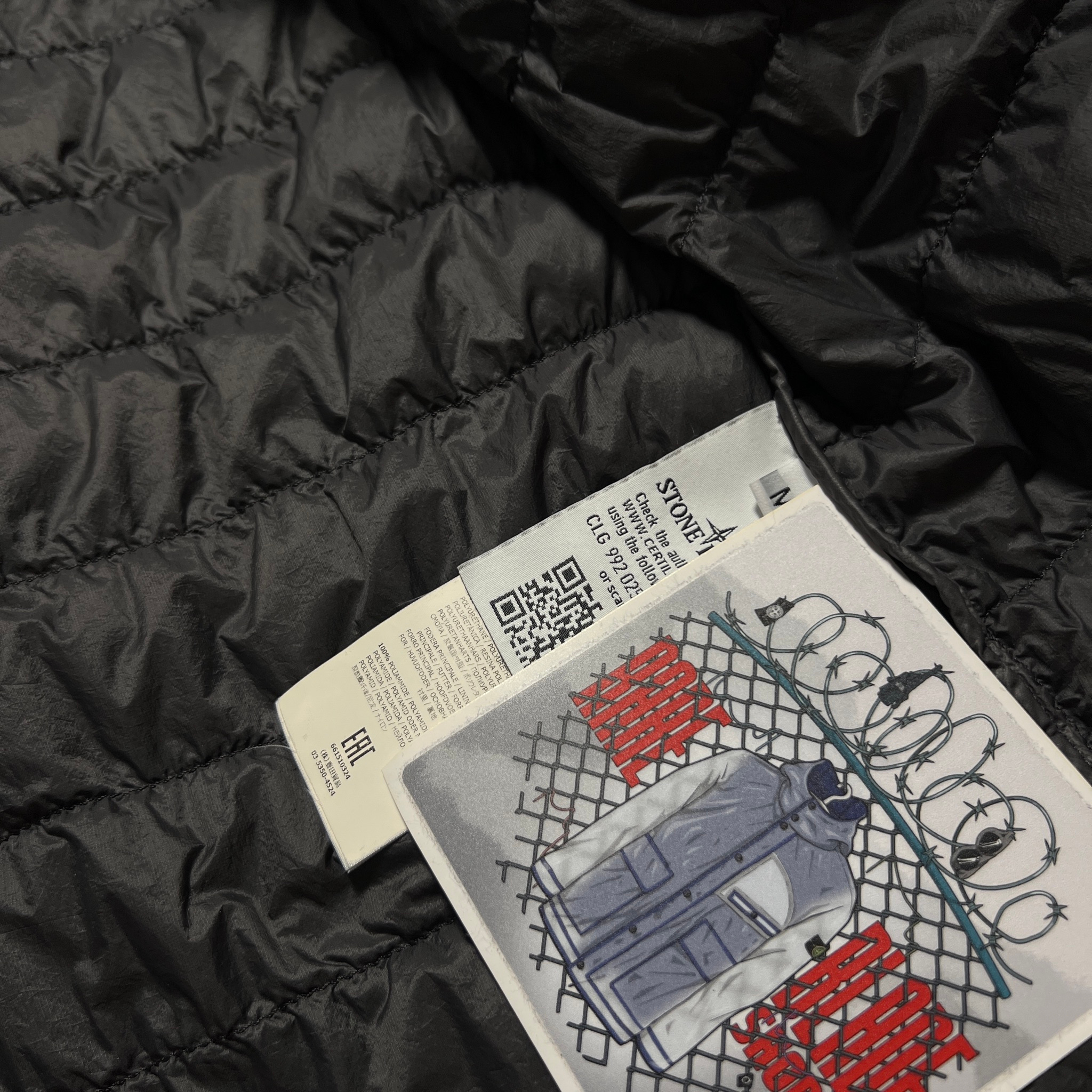 Stone Island GARMENT DYED MICRO YARN DOWN JACKET, миниатюра 9
