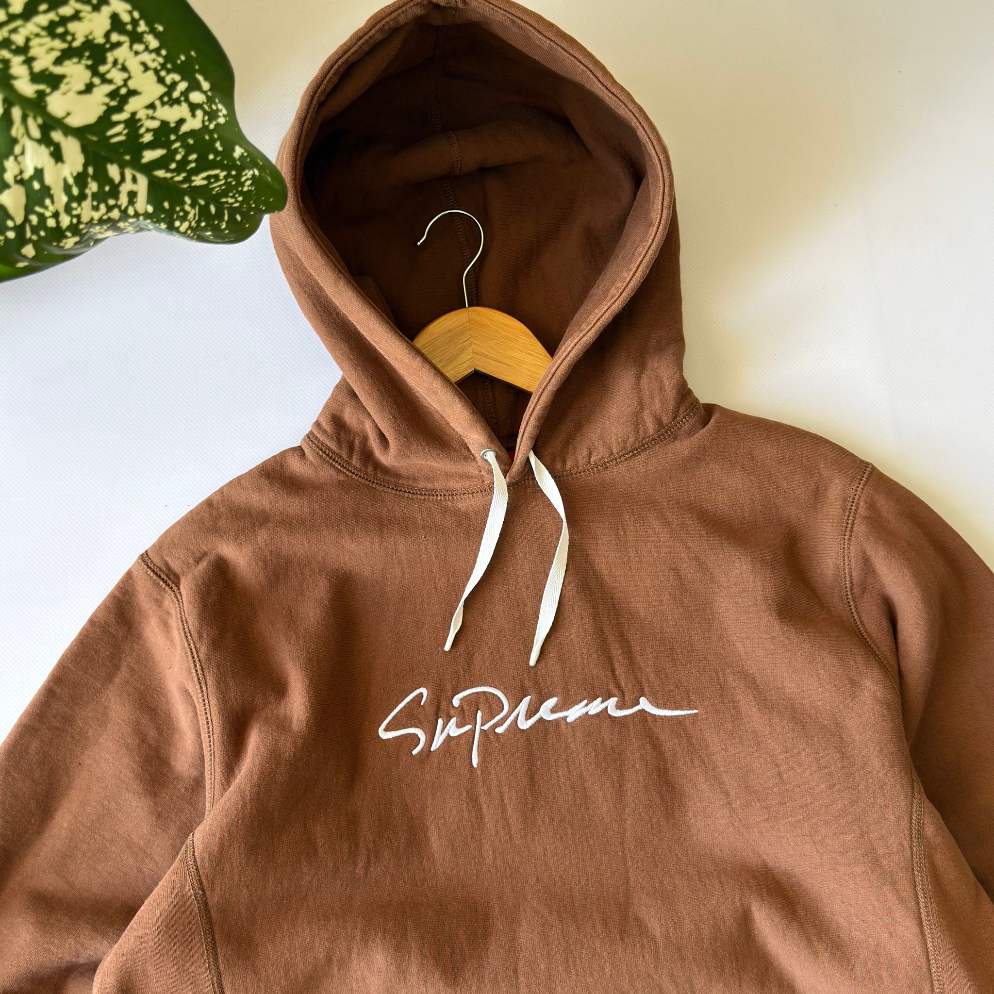 Supreme Classic Script Hoodie FW 18, миниатюра 4