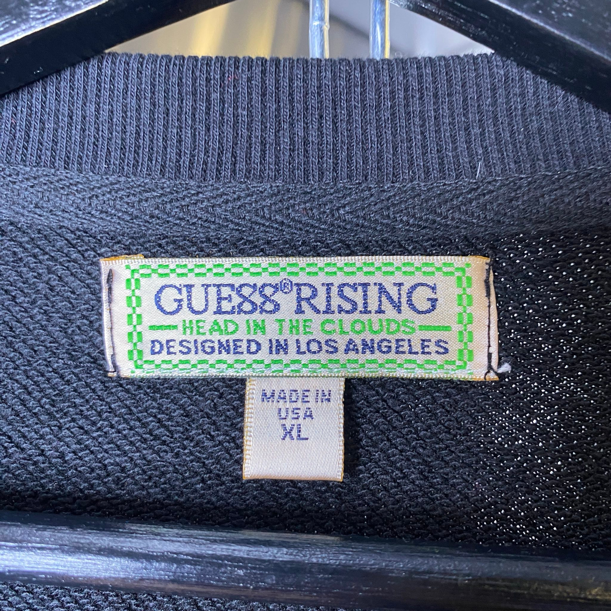 PLACES+FACES x GUESS x 88rising SWEATSHIRT BLACK ‘18, миниатюра 3