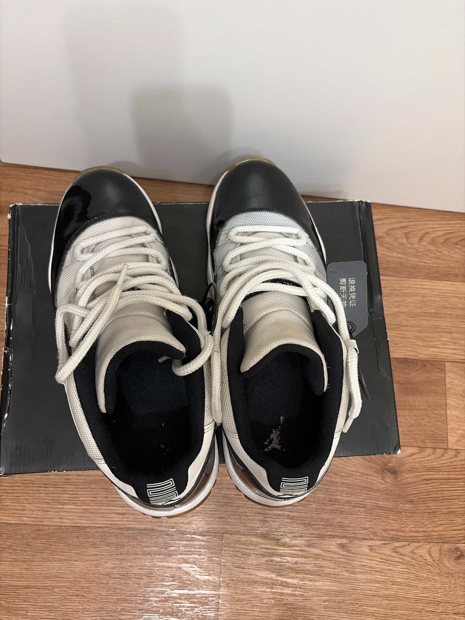Nike Air Jordan 11 retro low BLACK-DARK CONCORD, миниатюра 3