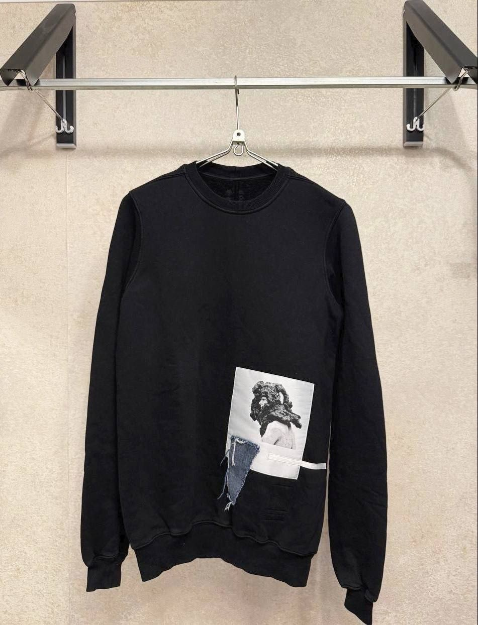 Rick Owens SS17 patched sweatshirt, миниатюра 1