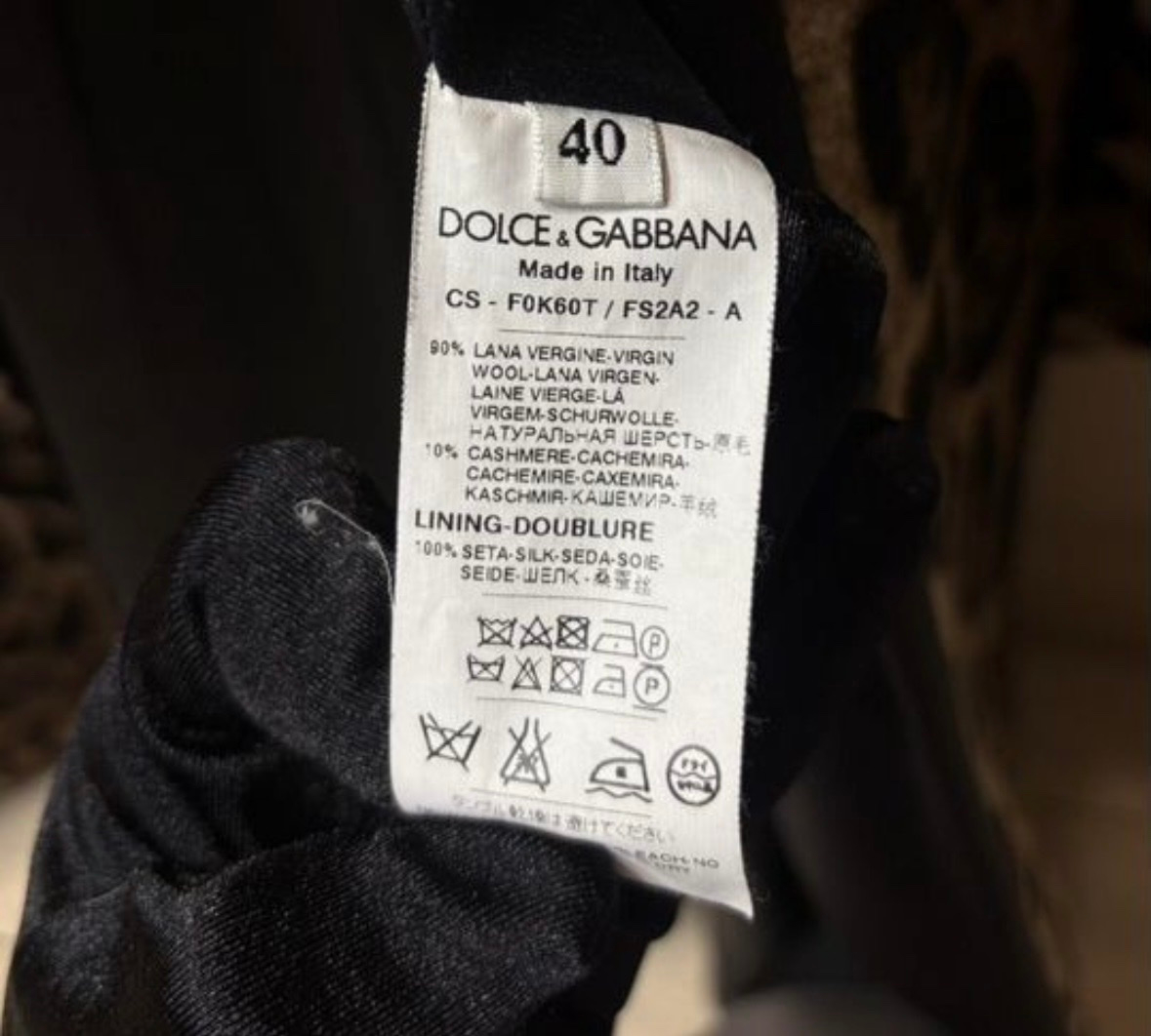 Dolce & Gabbana CS - F0K60T / FS2A2 - A, миниатюра 3
