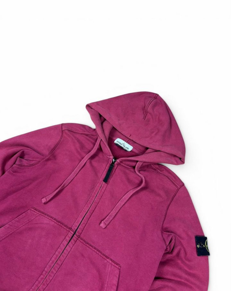 Stone Island Burgundy hoodie, миниатюра 3