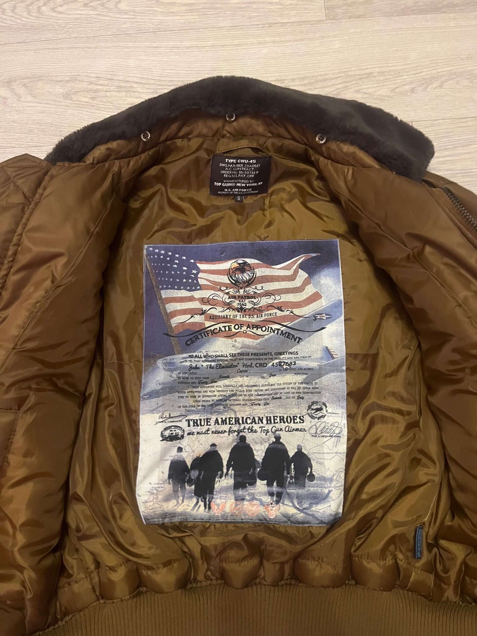 Top Gun Бомбер Top Gun CWU-45 American, миниатюра 8