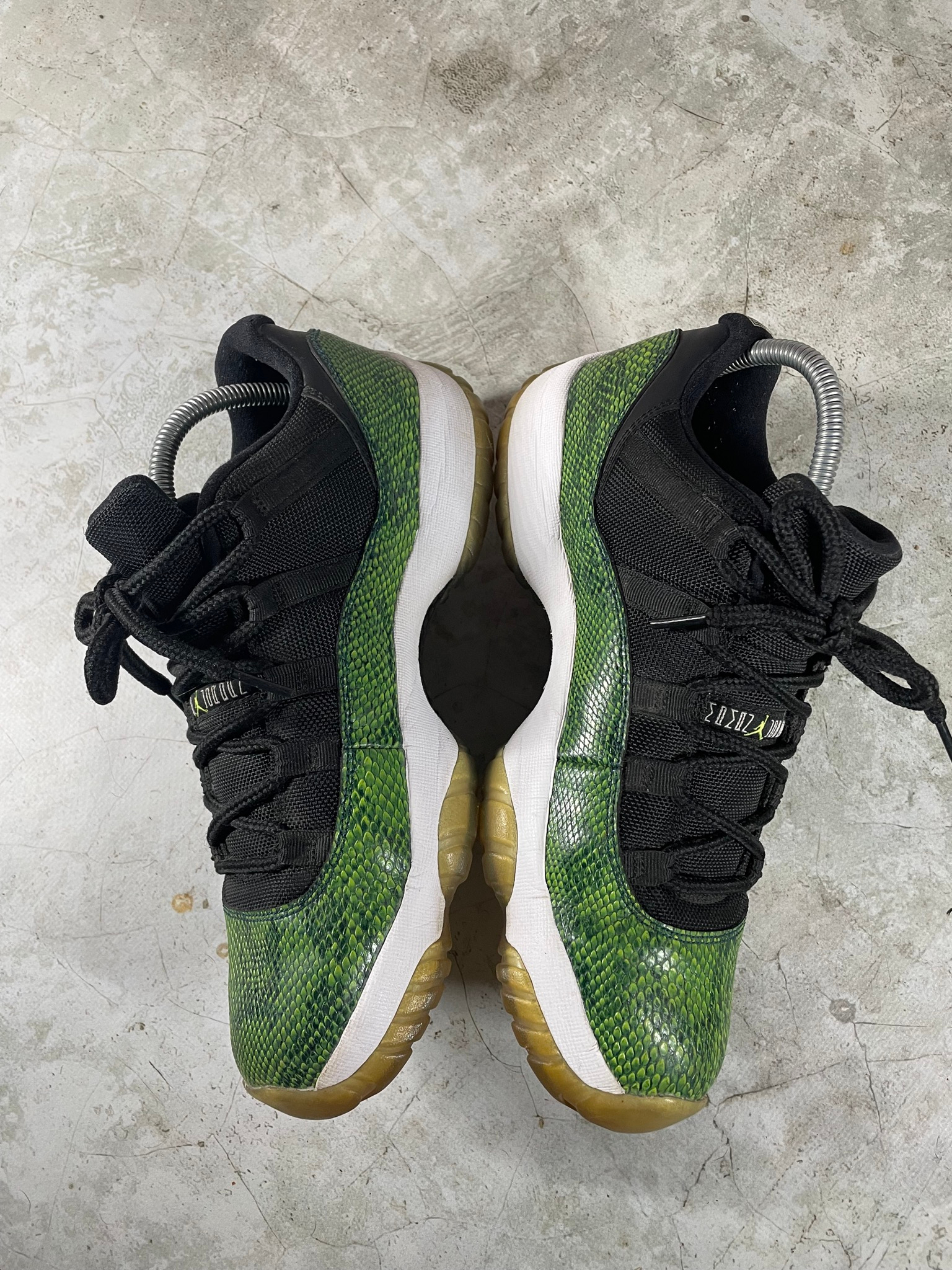 Nike  jordan 11 retro low green snakeskin, миниатюра 4