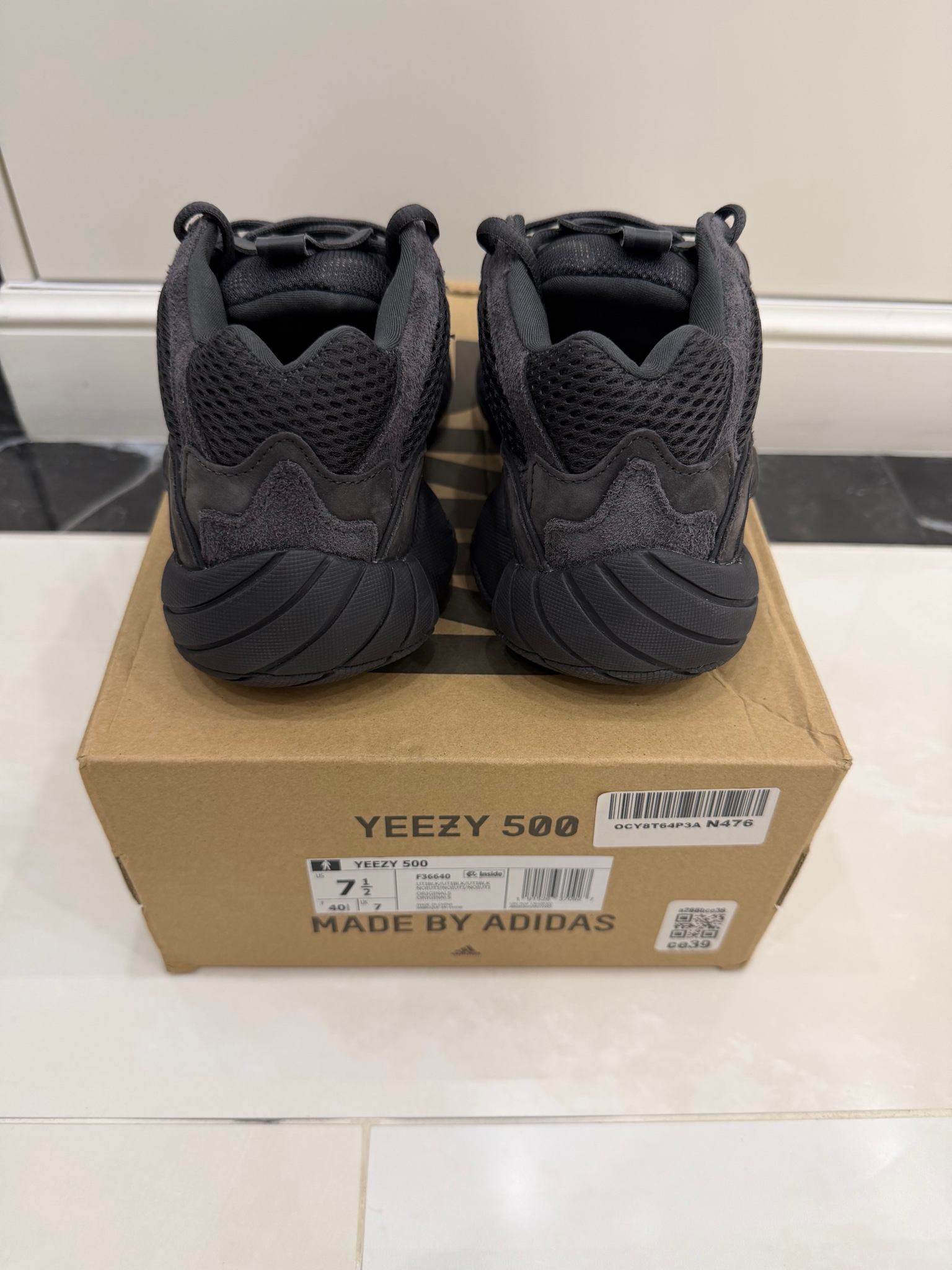 Adidas x Yeezy 500 Utility Black, миниатюра 3