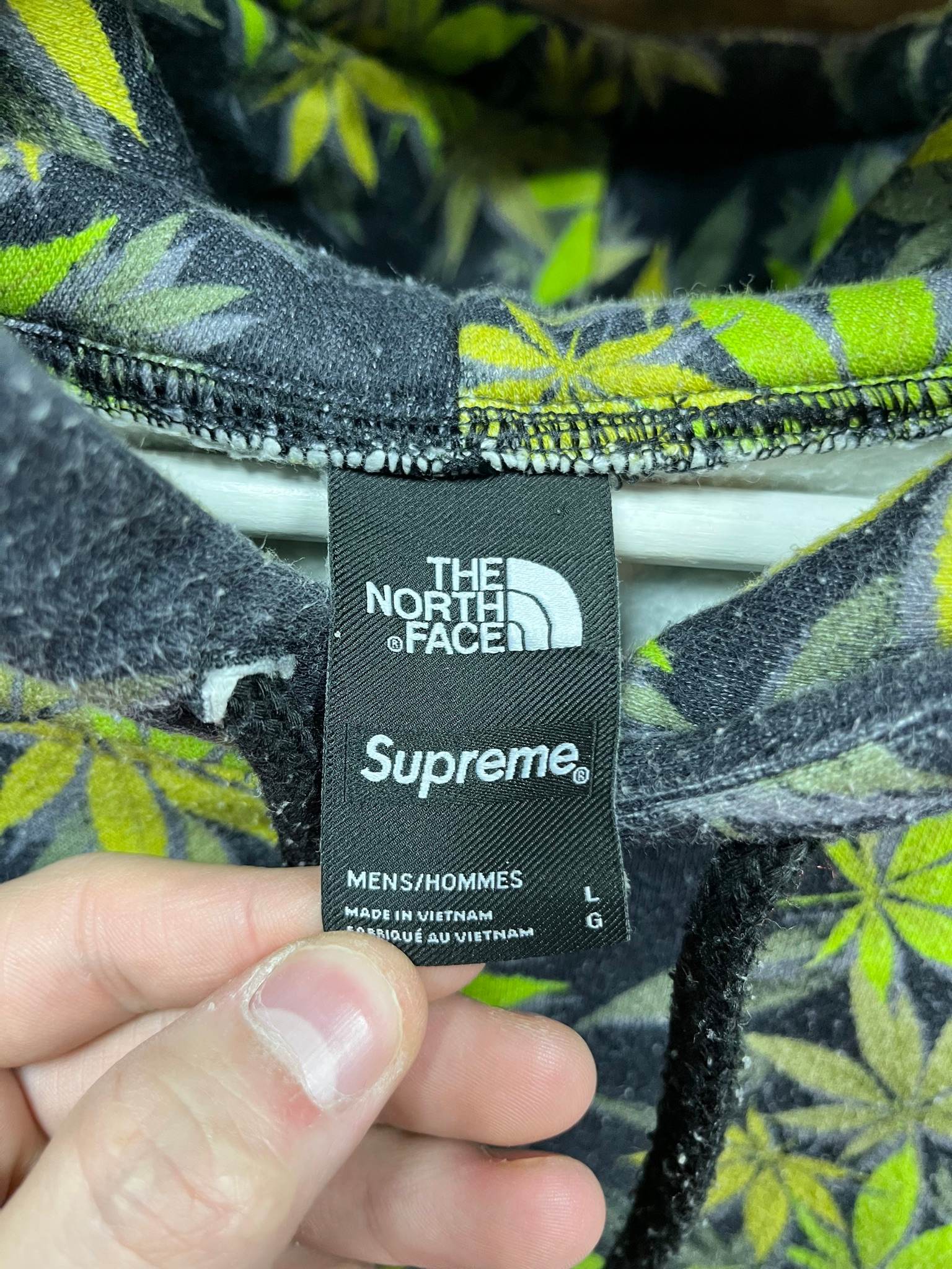 Supreme x The North Face Leaf Hoodie, миниатюра 3