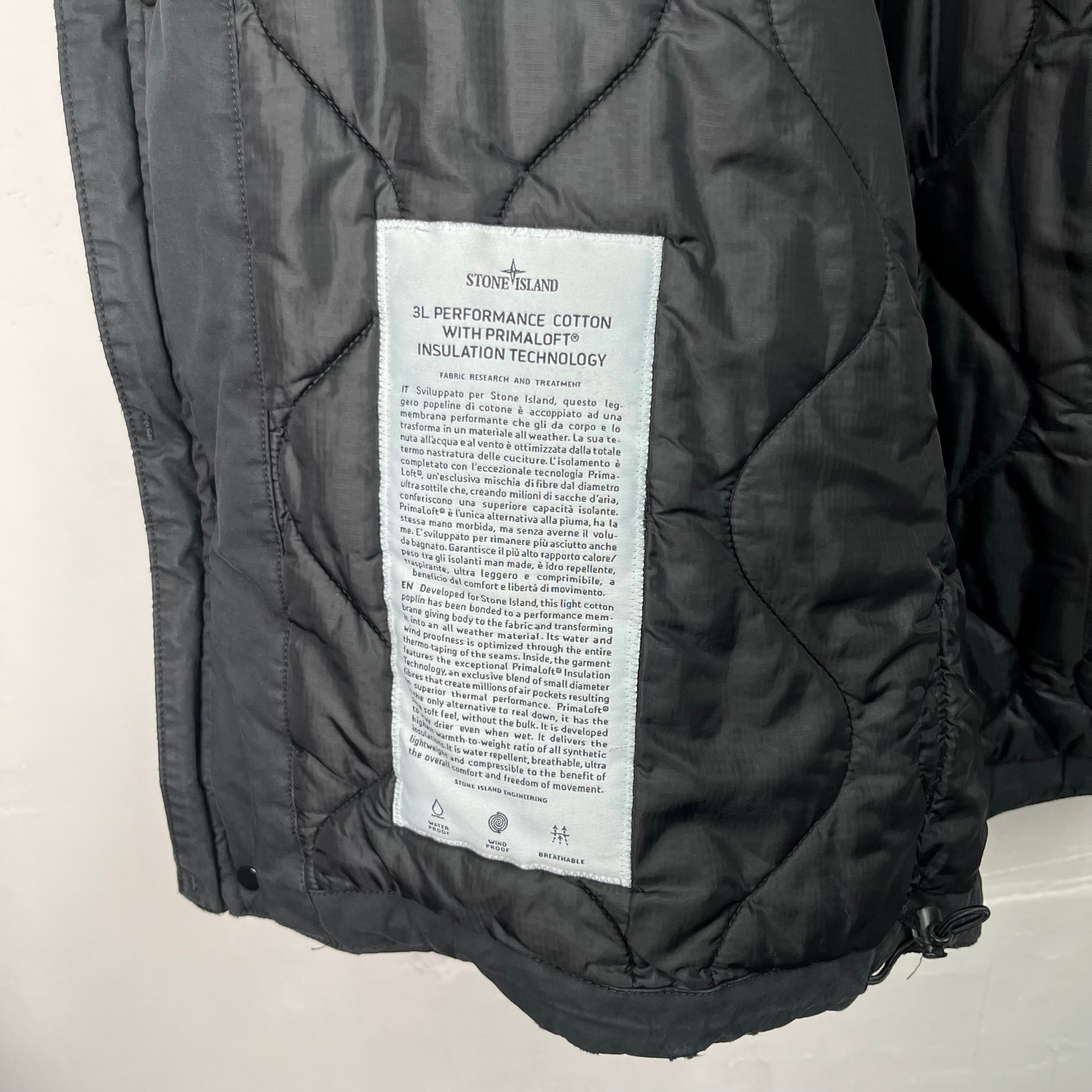 Stone Island 3L Cotton Primaloft Jacket, миниатюра 6