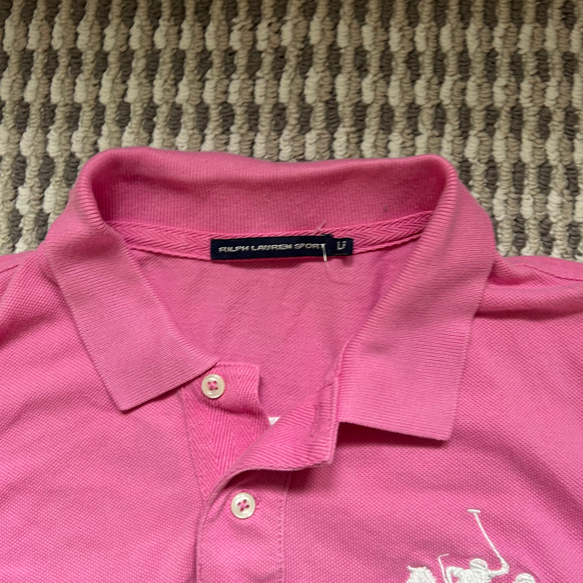 Polo Ralph Lauren Vintage Pink Big Logo Chief Keef Tee, миниатюра 5