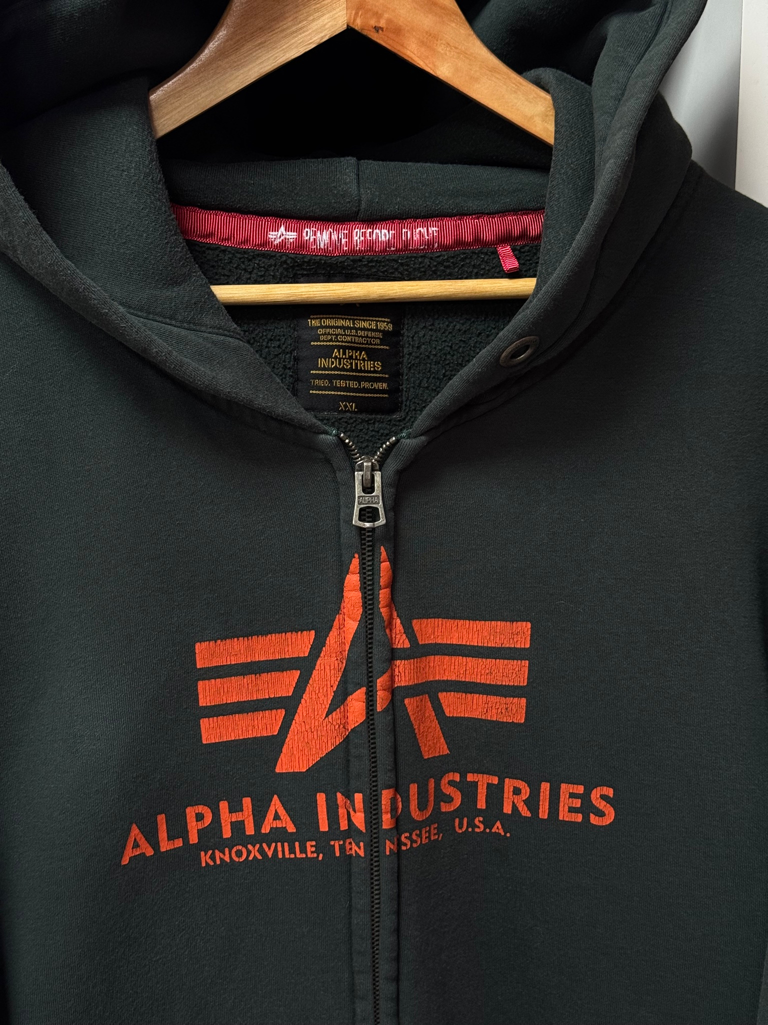 Alpha Industries Зип-худи, миниатюра 1
