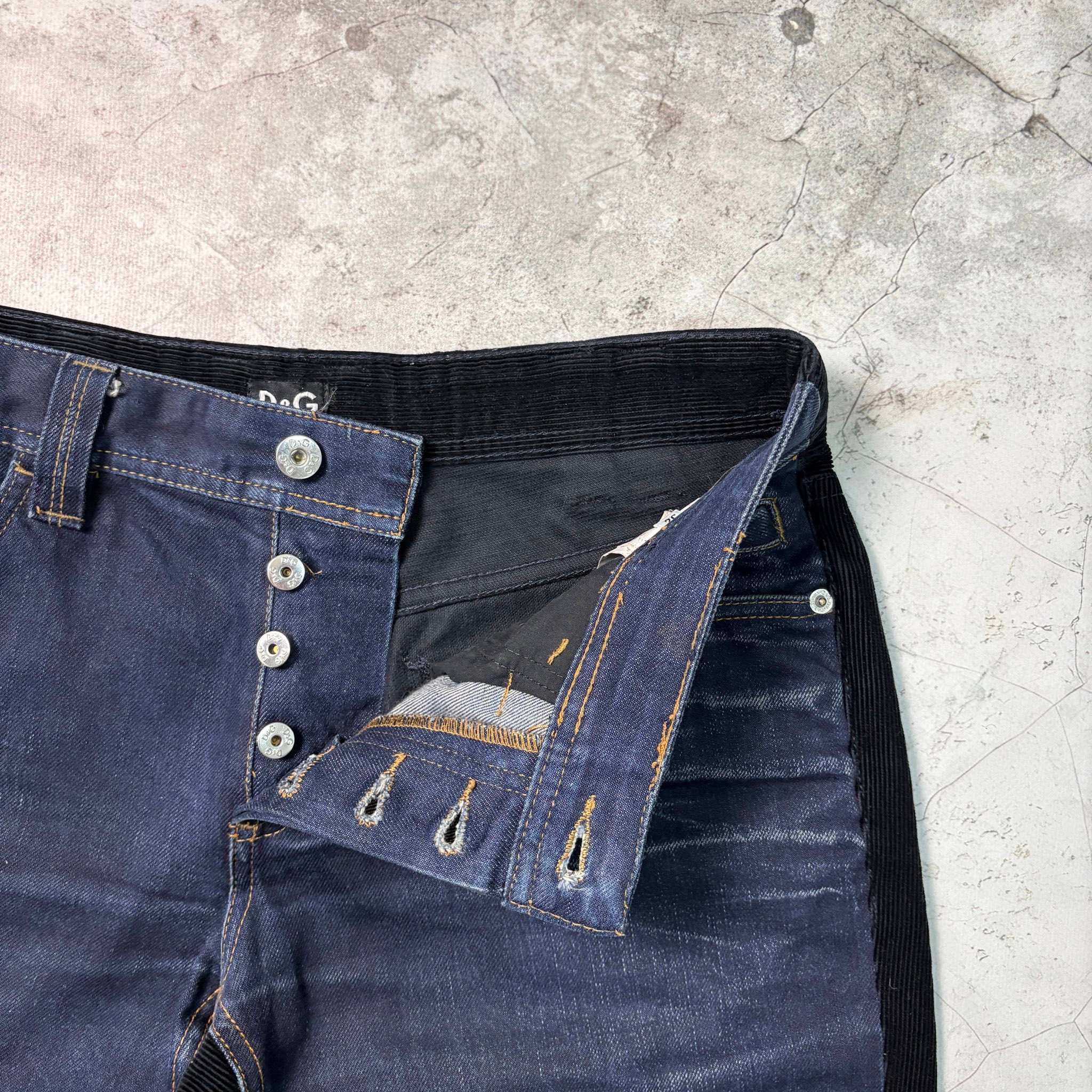 Dolce & Gabbana Hybrid Jeans Corduroy/Denim, миниатюра 16