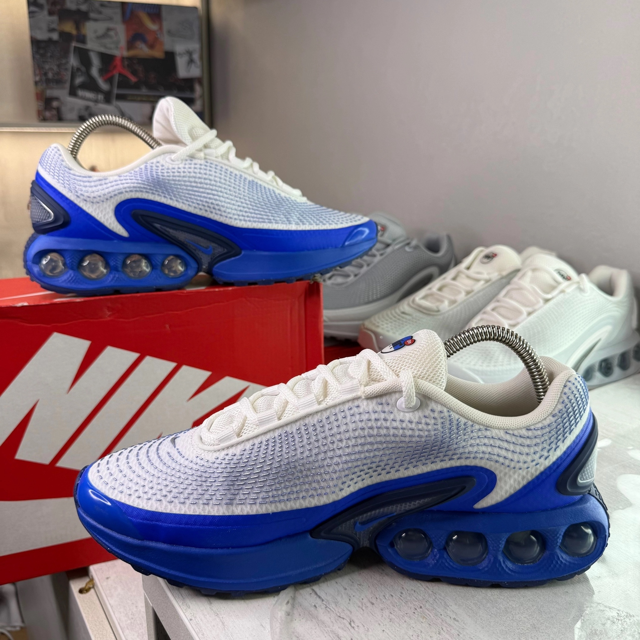 Nike Air Max Dn «Platinum/Royal Blue», миниатюра 4