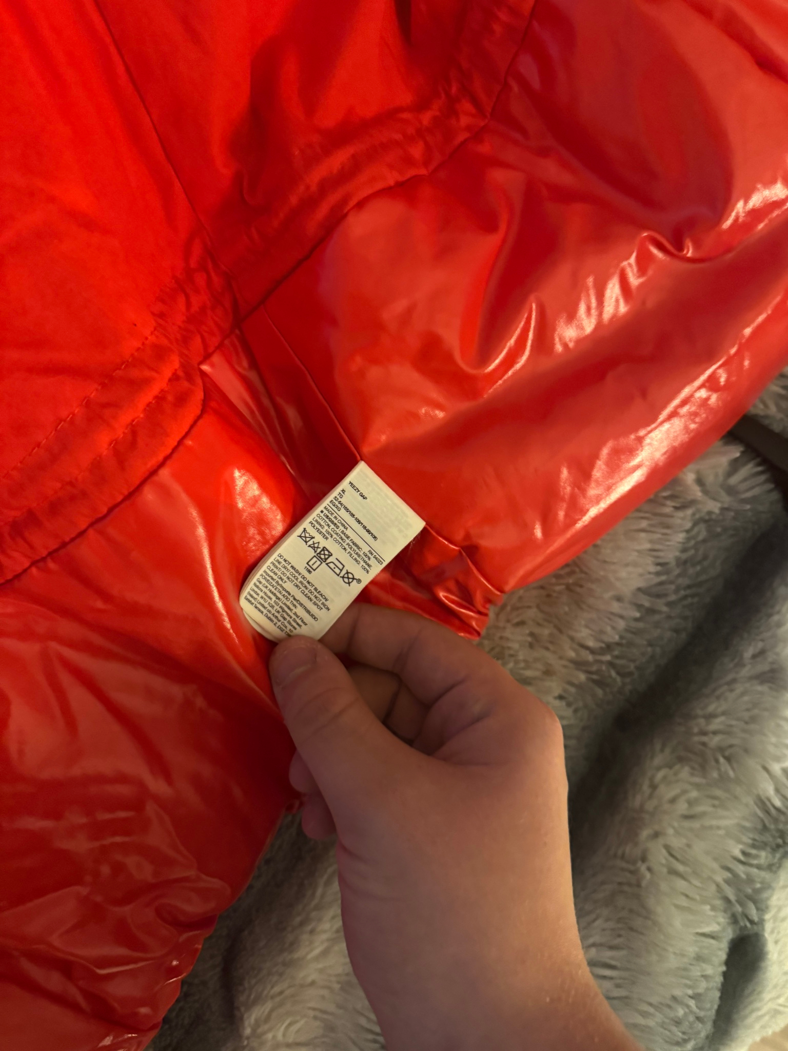 Yeezy x Gap Red round jacket, миниатюра 4