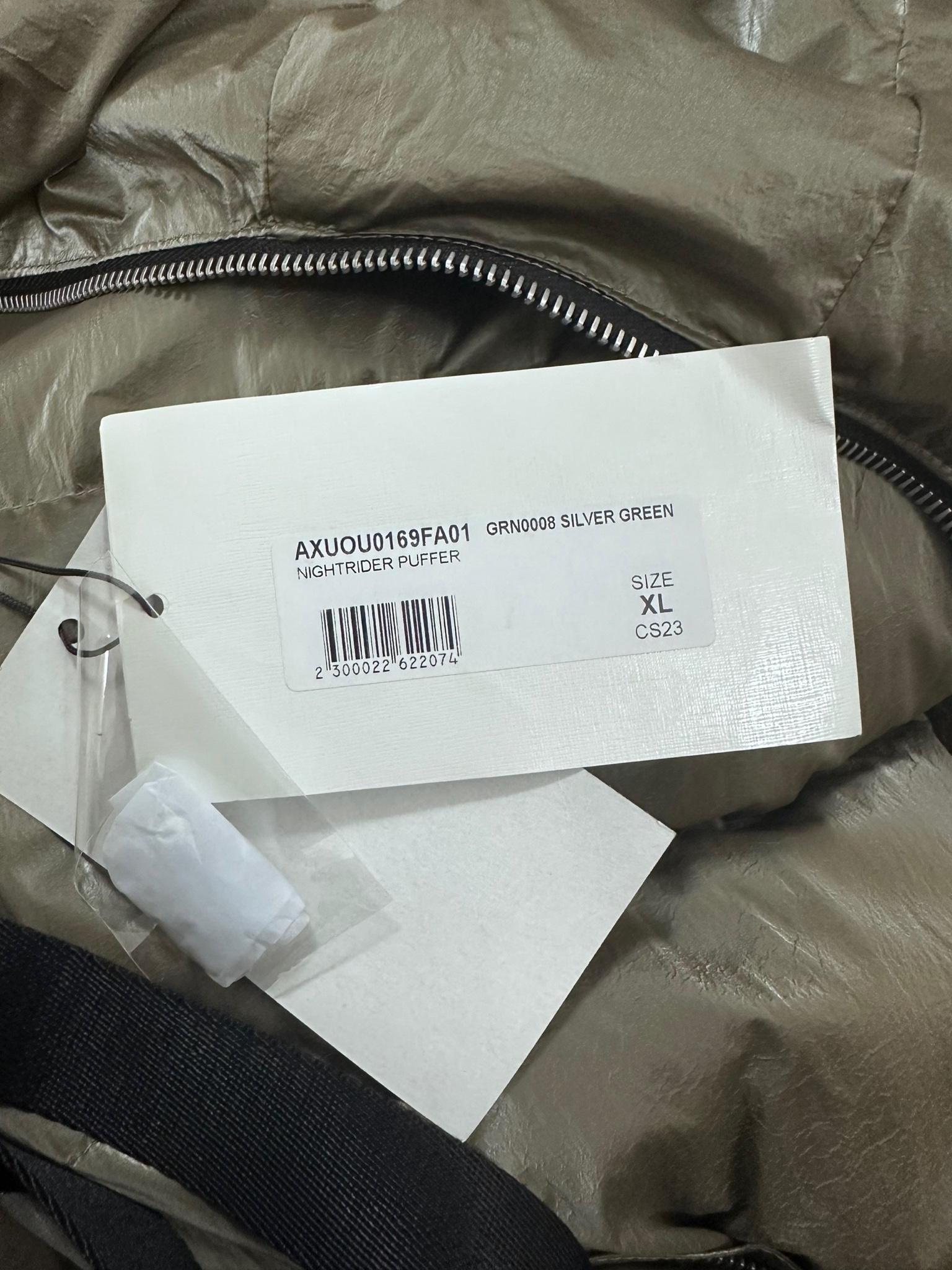 1017 Alyx 9sm Nightrider Silver Green Puffer, миниатюра 17