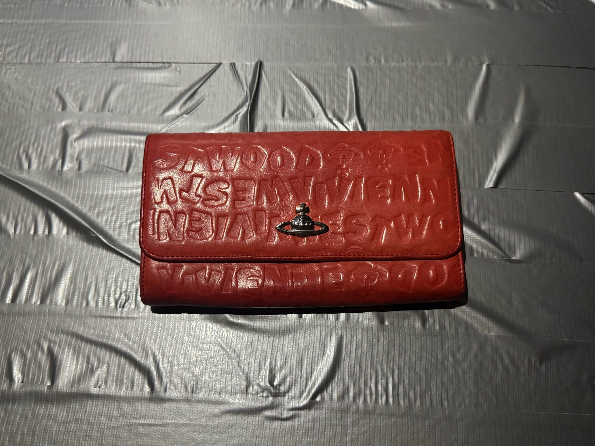 Vivienne Westwood RED LEATHER WALLET, миниатюра 2