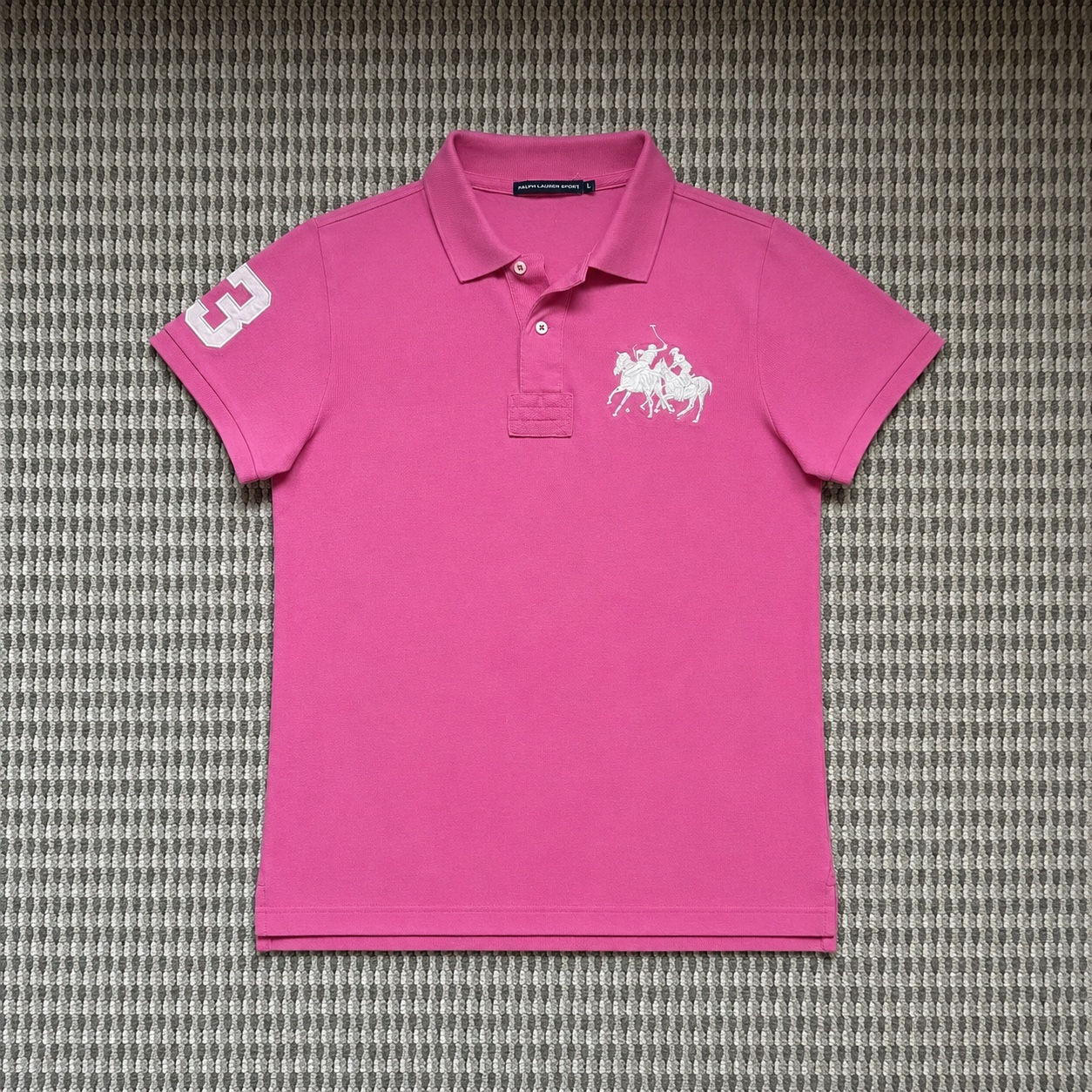 Polo Ralph Lauren Vintage Pink Big Logo Chief Keef Tee, миниатюра 1