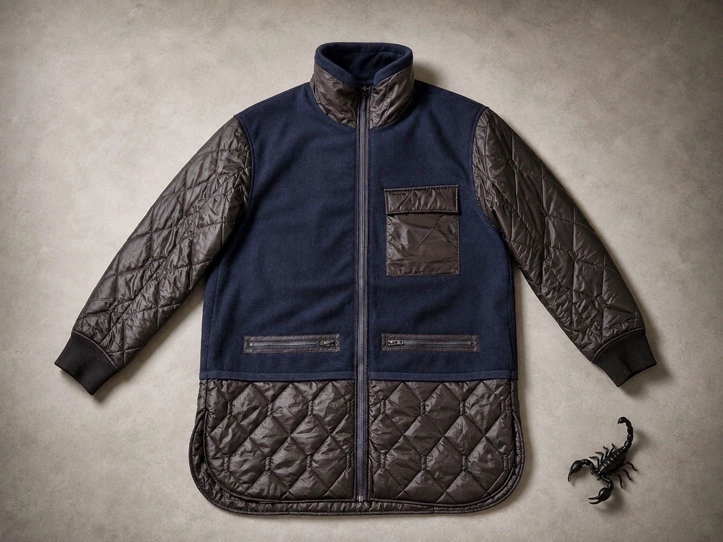 G-Star RAW Long Wool Quilted Liner, миниатюра 1