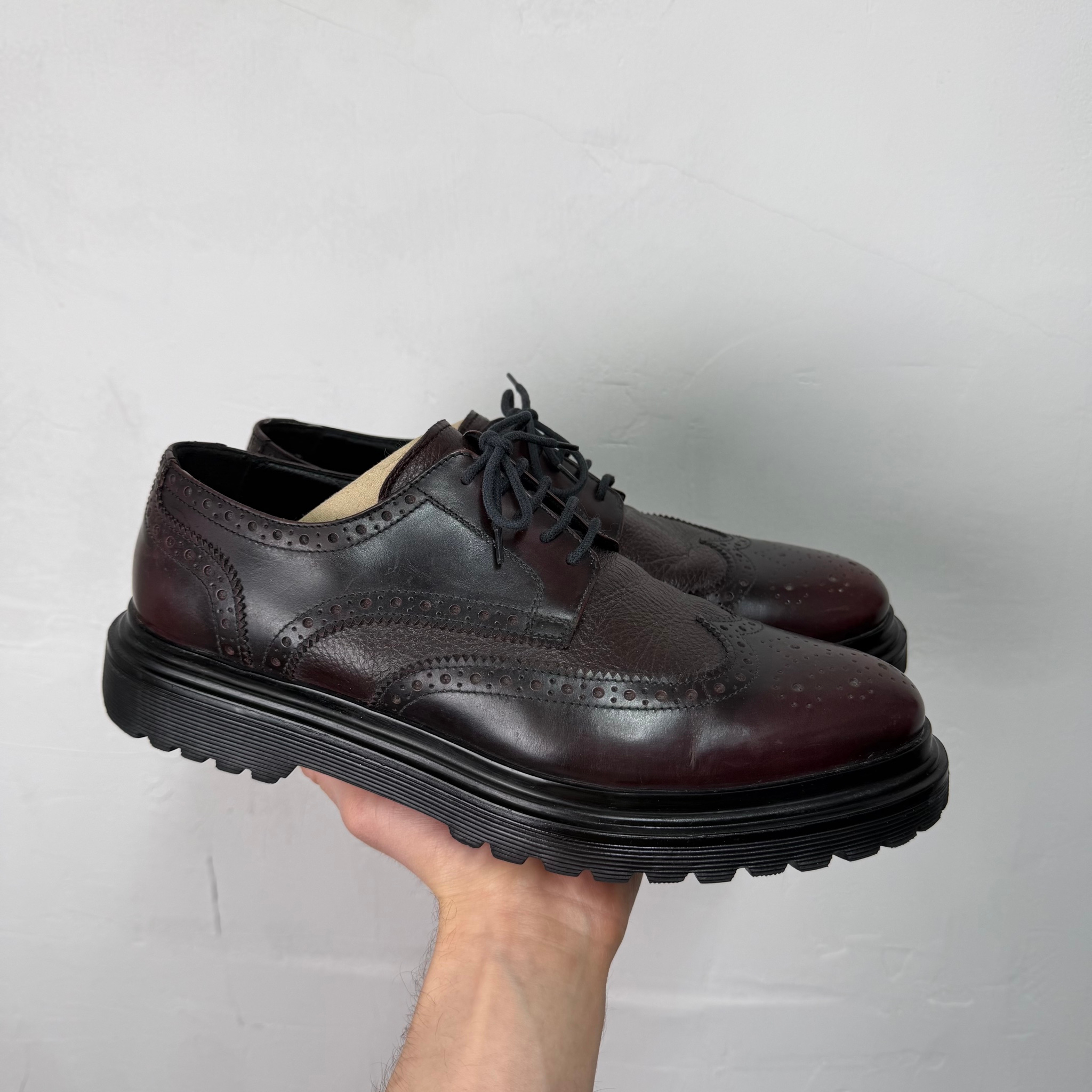 Dino Bigioni Leather Derby Boots, миниатюра 1