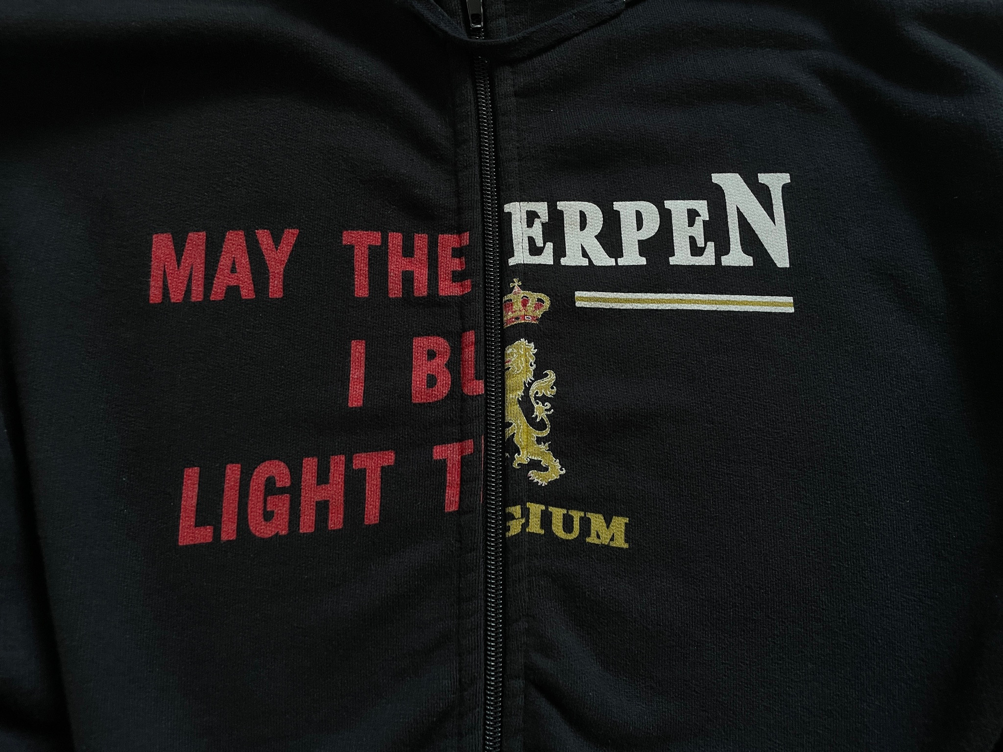 Vetements MTB/Antwerpen Split zip hoodie, миниатюра 3