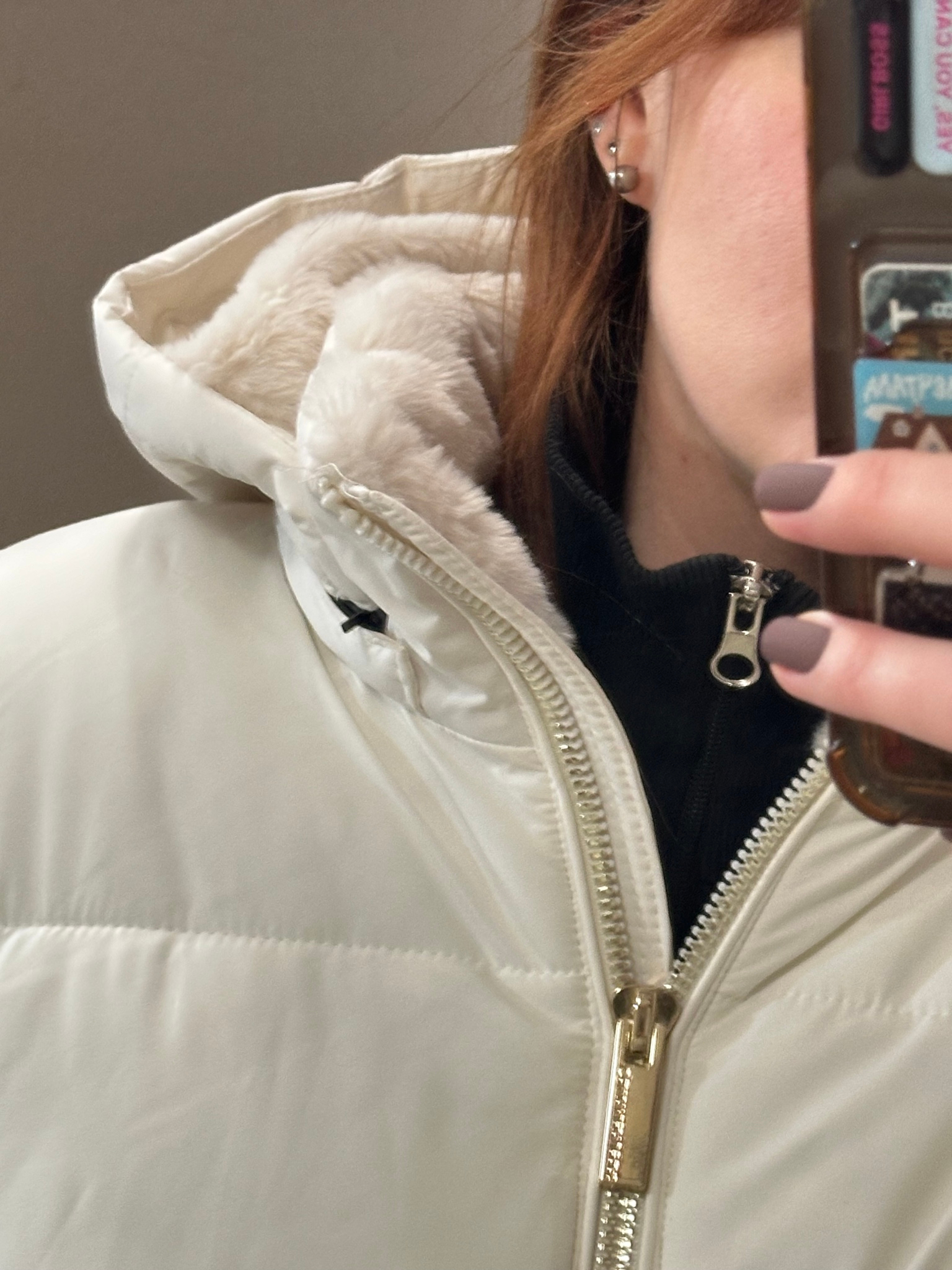 Calvin Klein Jeans Faux Fur Lined Hood Puffer Jacket, миниатюра 6