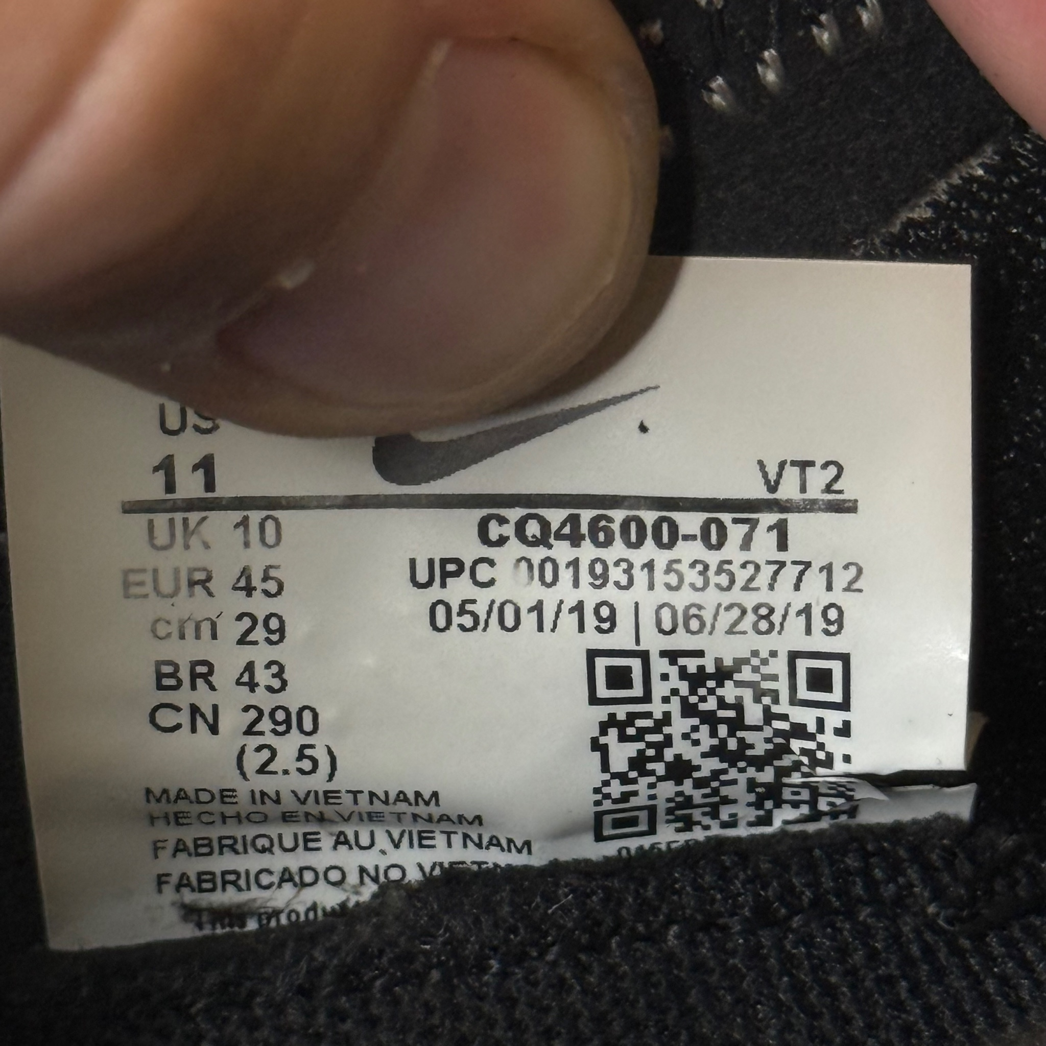 Nike Nike React Element 55 Black Metallic Silver, миниатюра 9