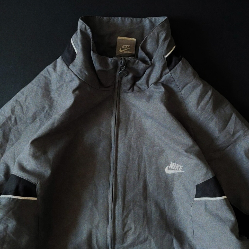 NIKE 2000s Vintage Grey Tag Jacket, миниатюра 2