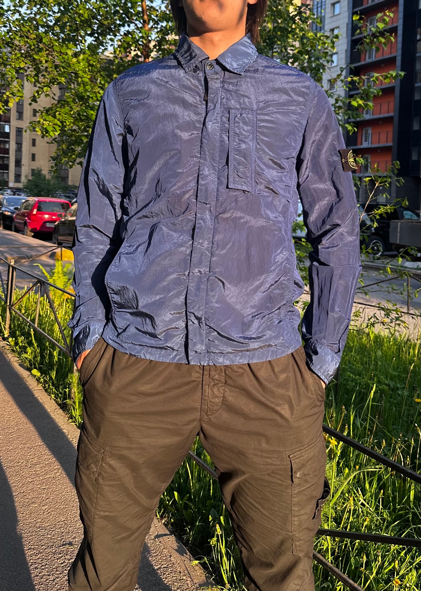Stone Island Nylon metall Overshirt, миниатюра 1