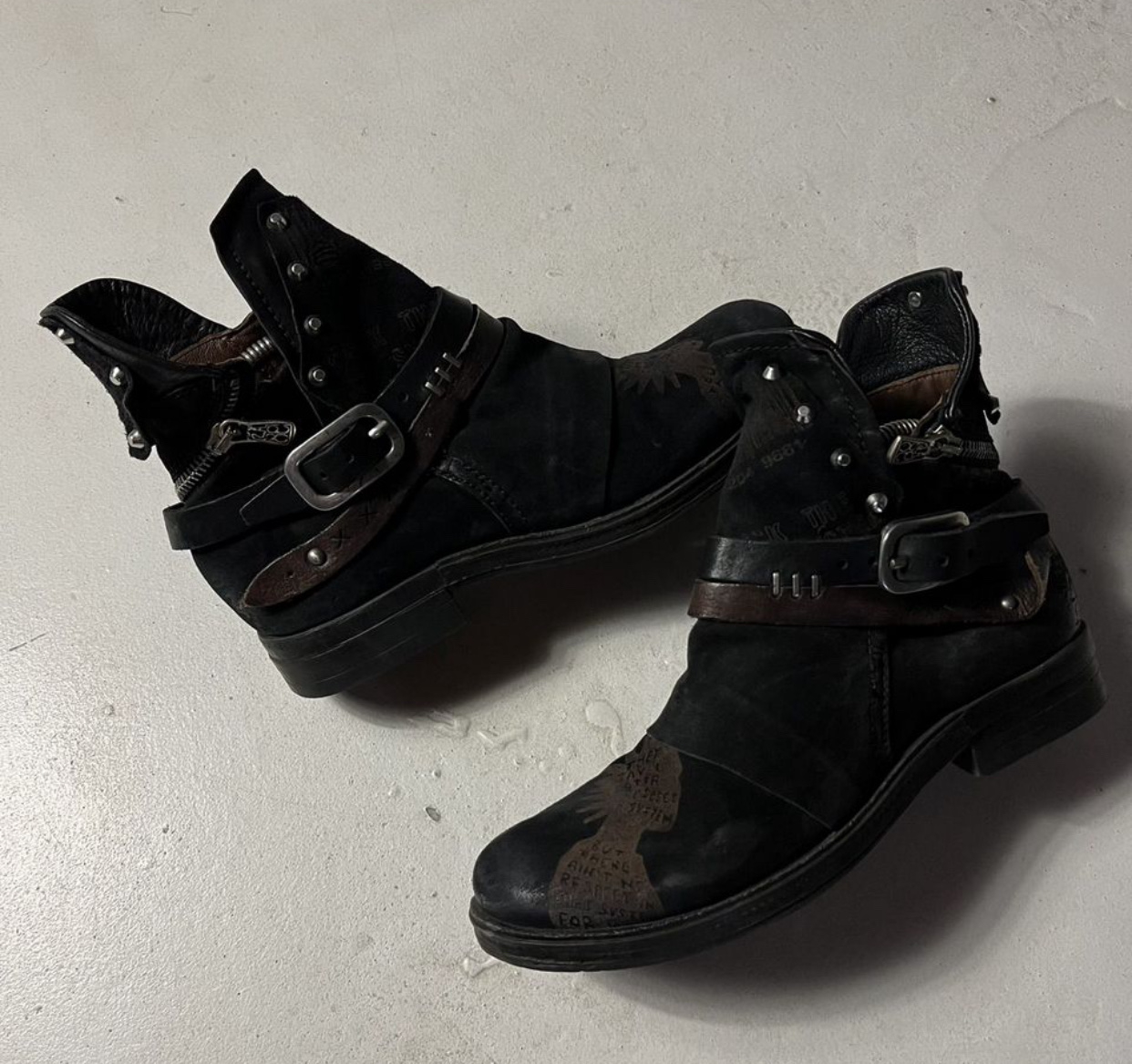 A.S 98 A.S 98 Anarchy Leather Wax Boots Japan, миниатюра 2