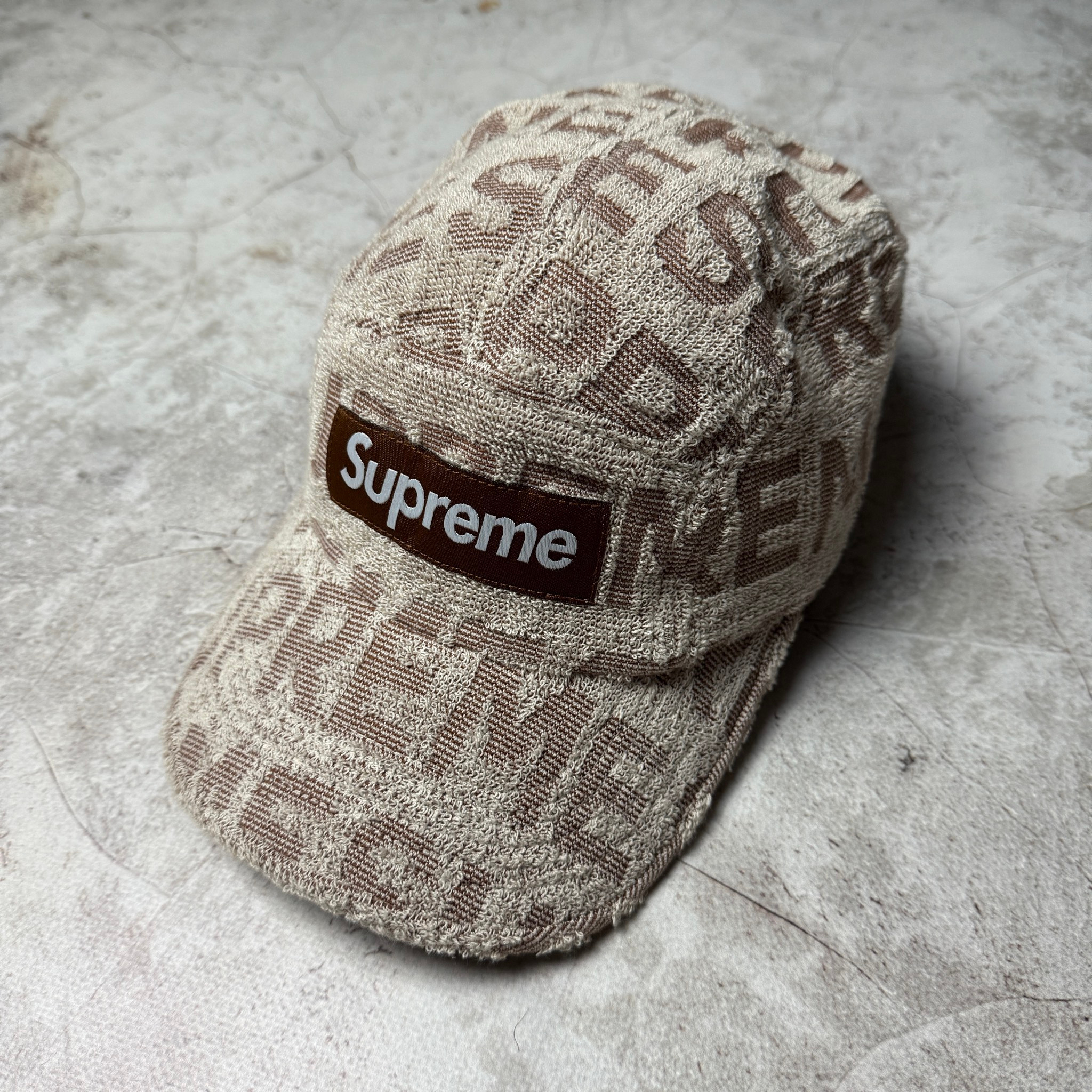 Supreme Terry Spellout Camp Cap SS22, миниатюра 1