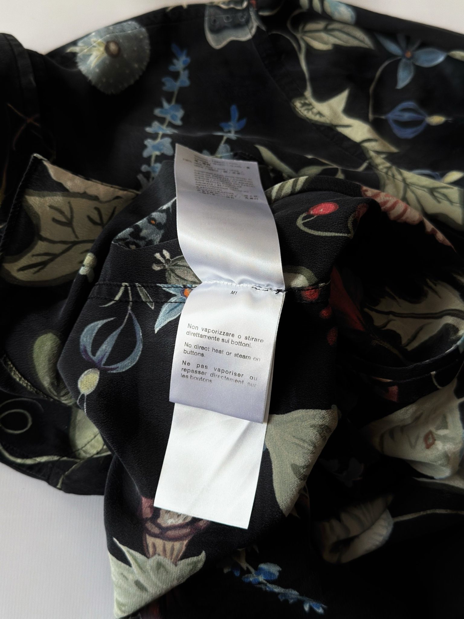 Gucci x Kris Knight Rare Archival Floral Silk Blouse Shirt, миниатюра 7