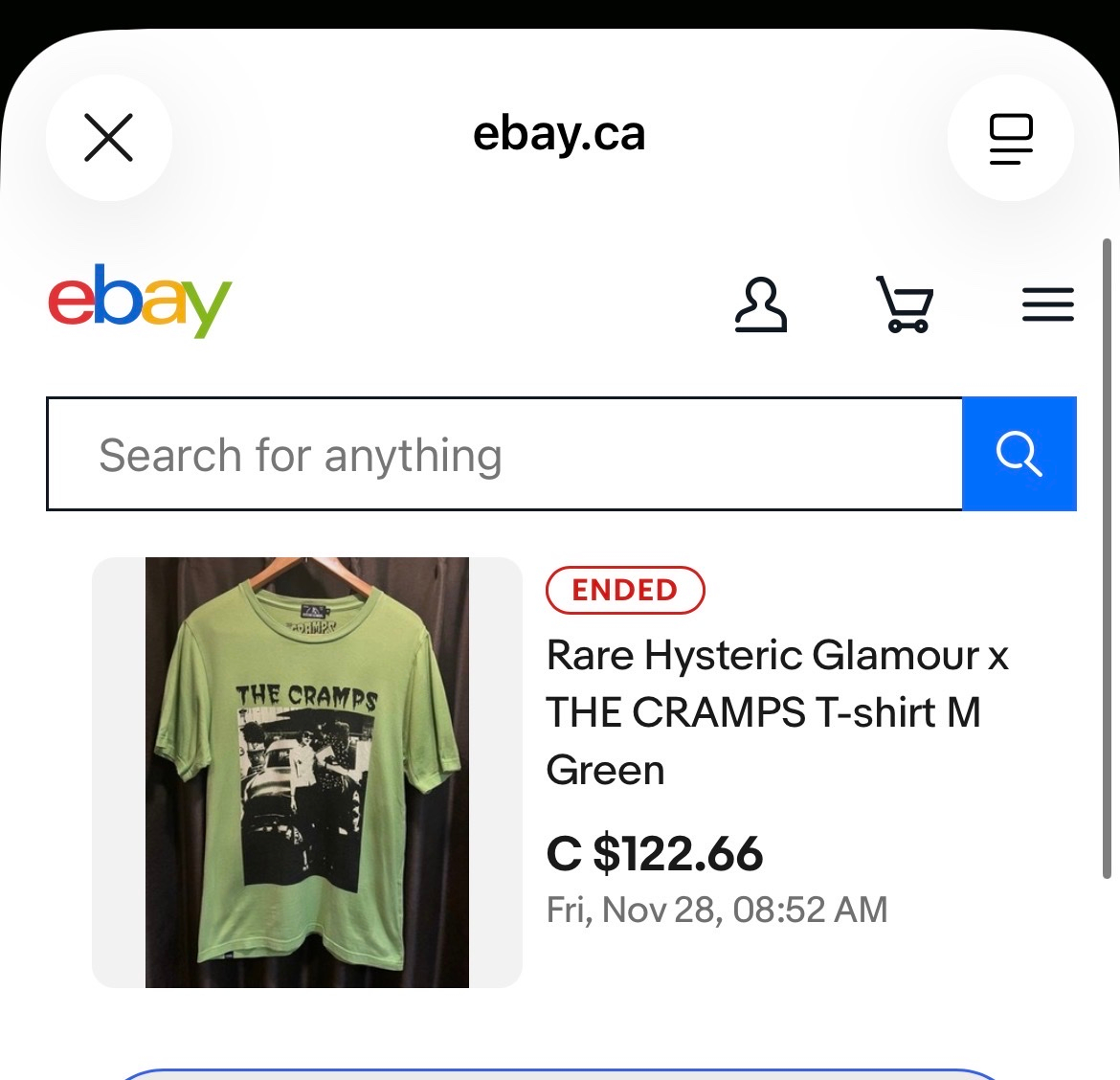 Hysteric Glamour x The Cramps Tee, миниатюра 6