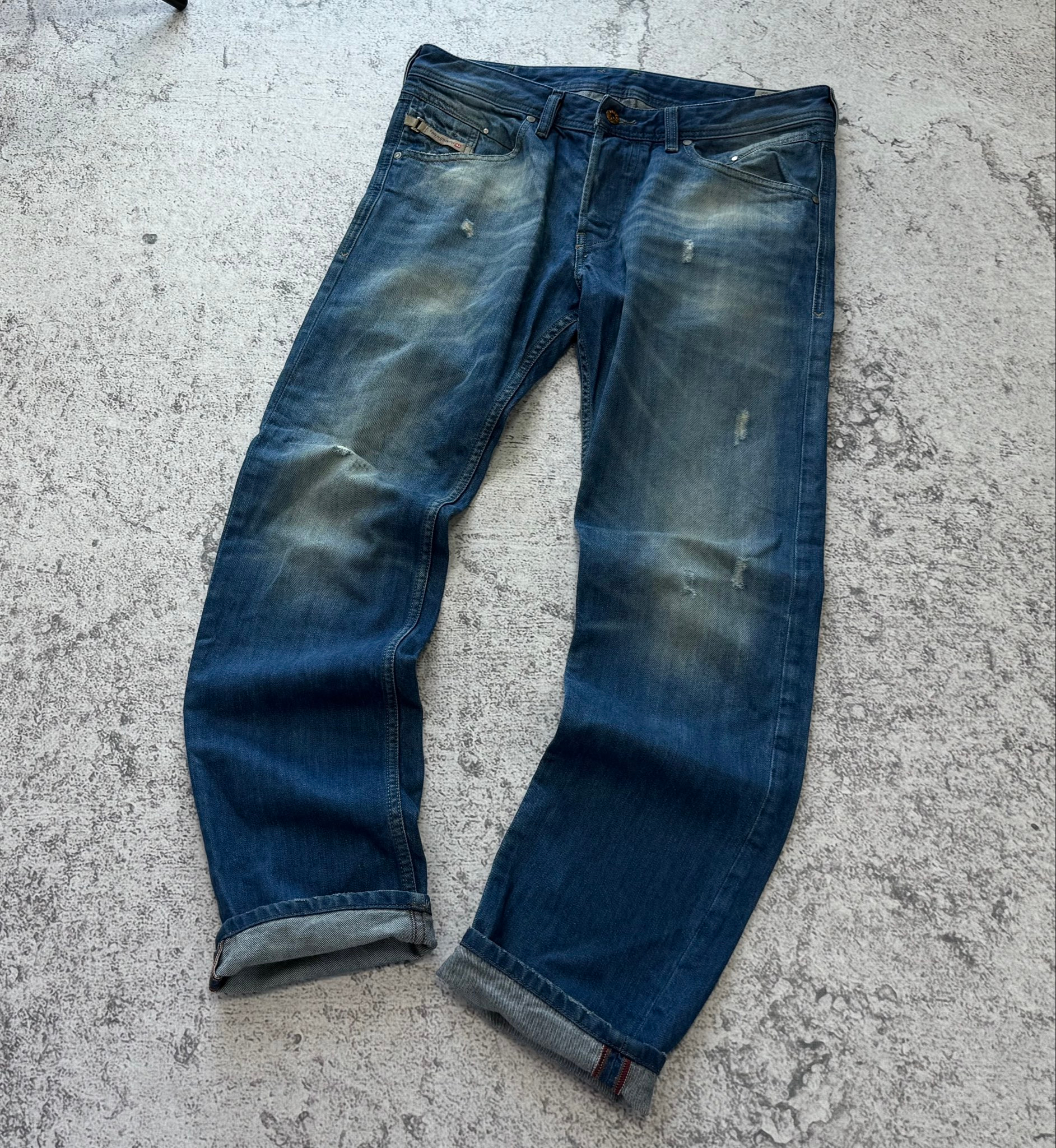 Diesel Industry Slim-Tapered Belther Faded Jeans, миниатюра 2