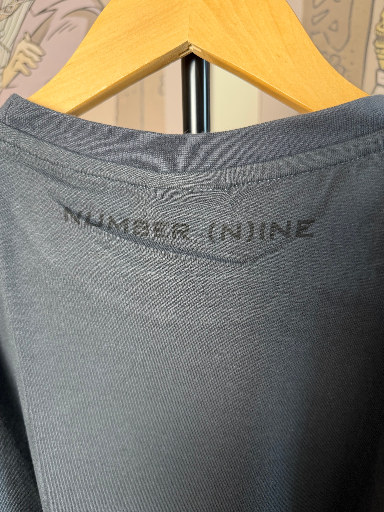 Number (N)ine x Marlboro Logo tribal grey, миниатюра 4