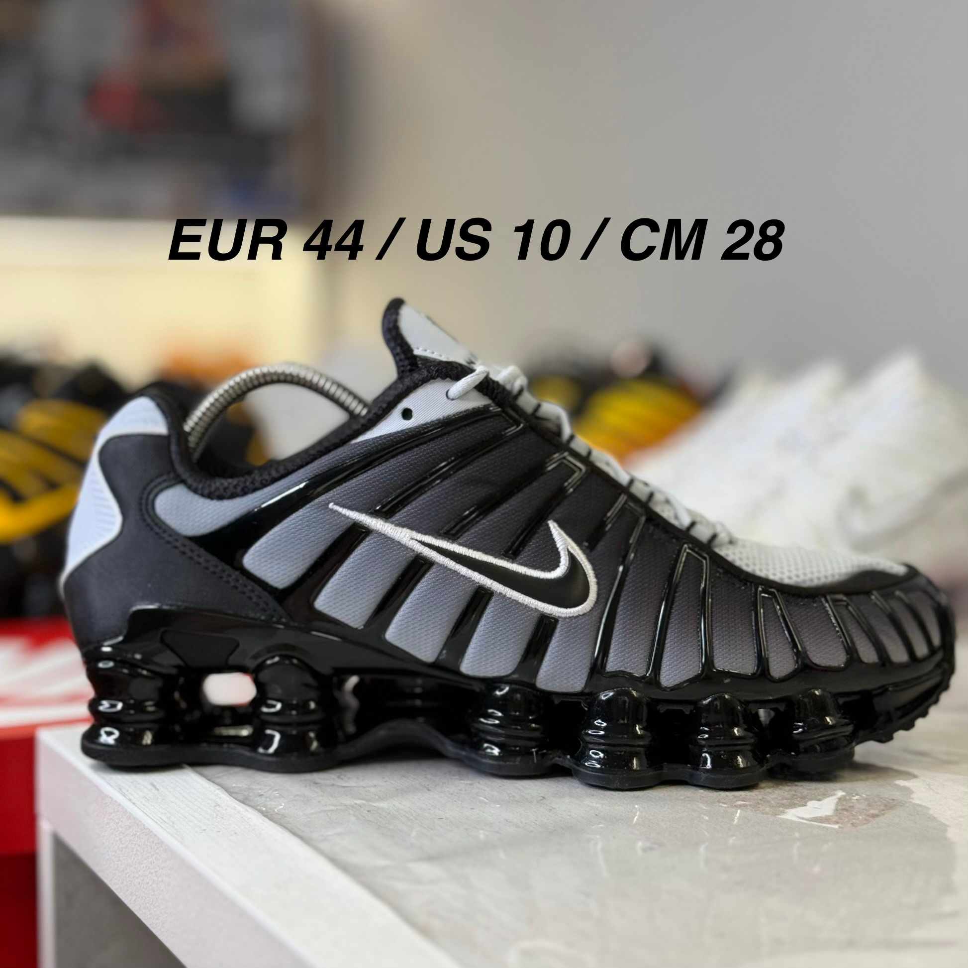 Nike Shox TL Black/white pure platinum, миниатюра 1