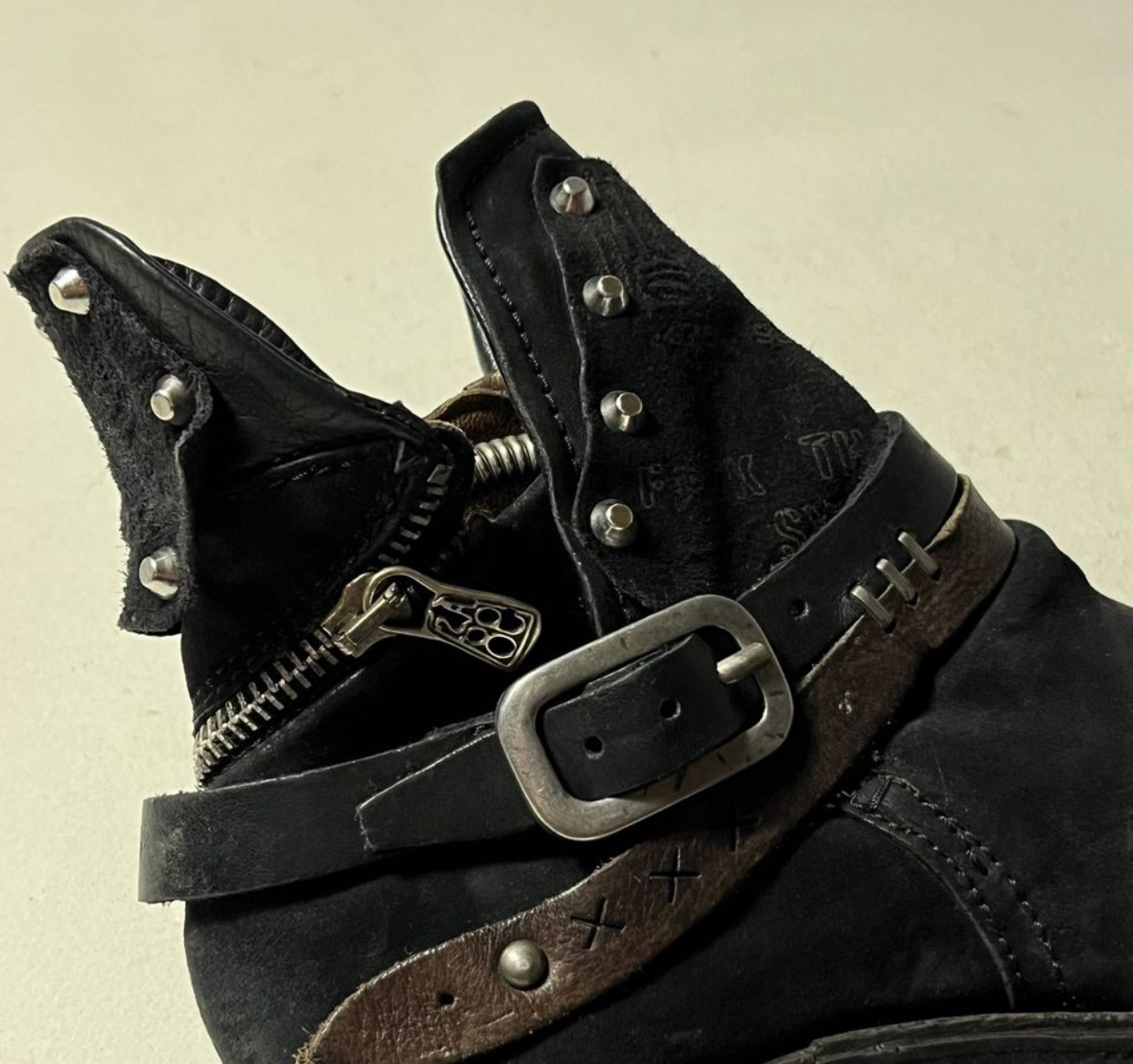 A.S 98 A.S 98 Anarchy Leather Wax Boots Japan, миниатюра 4