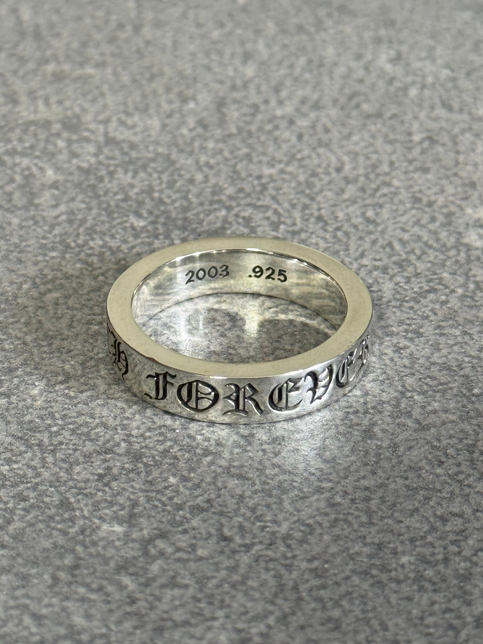 Chrome Hearts Forever Silver Ring, миниатюра 2