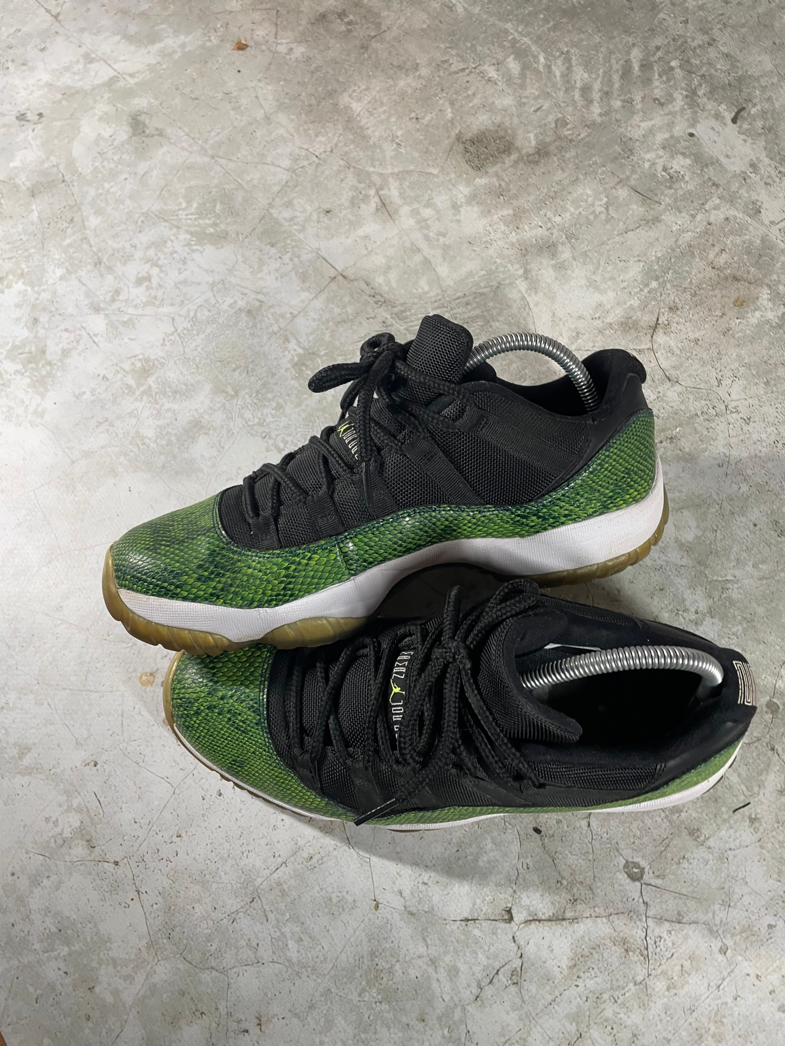 Nike  jordan 11 retro low green snakeskin, миниатюра 8