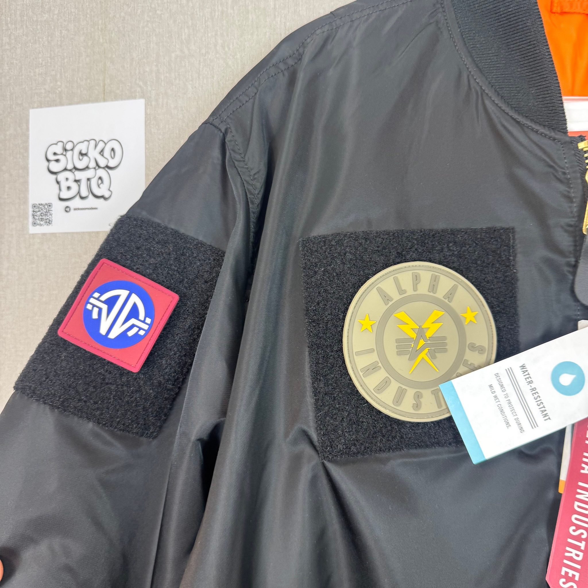 Alpha Industries Bomber Logo Patch, миниатюра 4