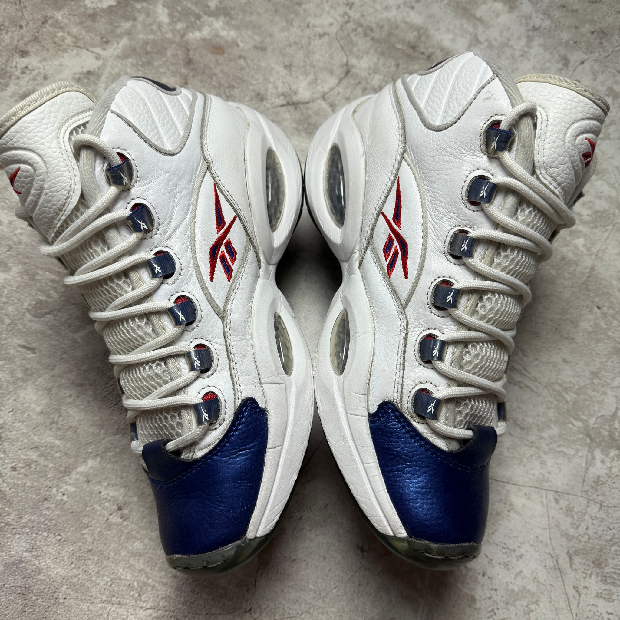 Reebok Question Mid  Blue Toe, миниатюра 3