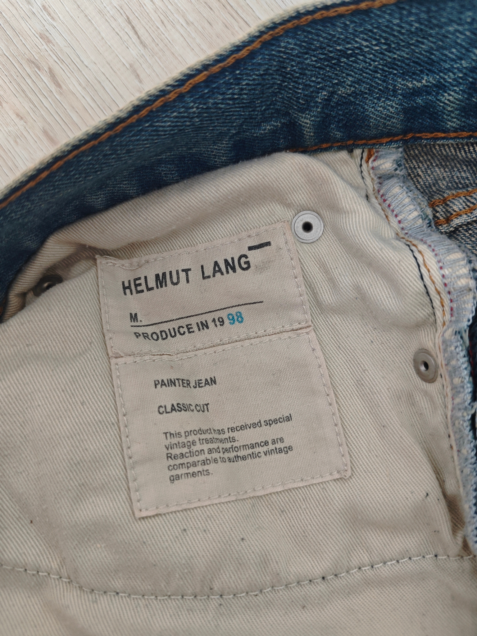 Helmut Lang Painter Jean 98AW, миниатюра 3