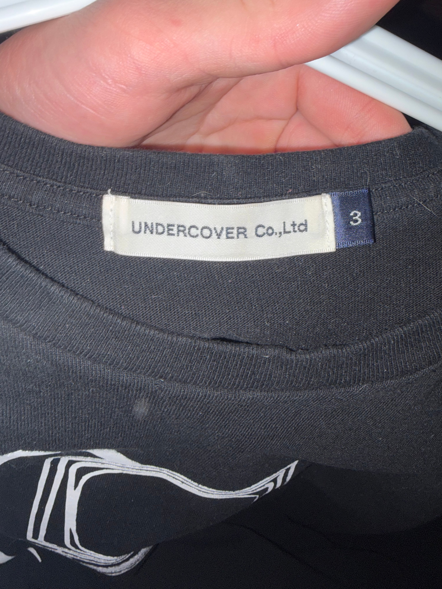 Undercover 2019 psycho T-shirt, миниатюра 3