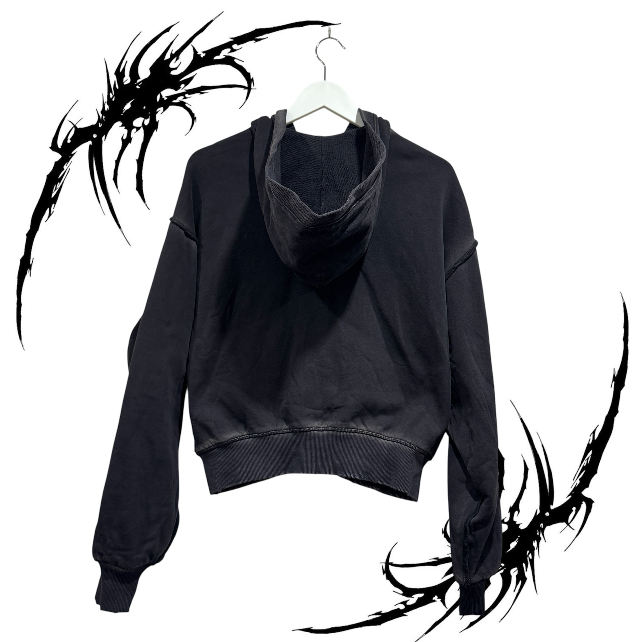 heron preston reversible zip-though hoodie, миниатюра 4