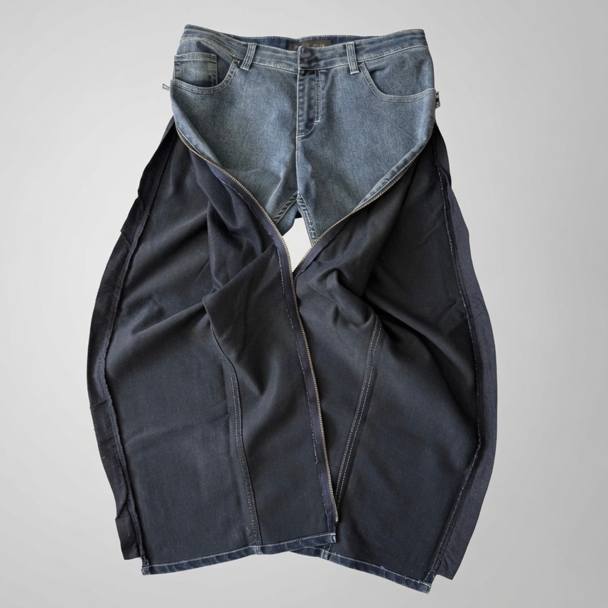 Louis Vuitton 2000s Vintage Full Zip Skinny Jeans, миниатюра 1