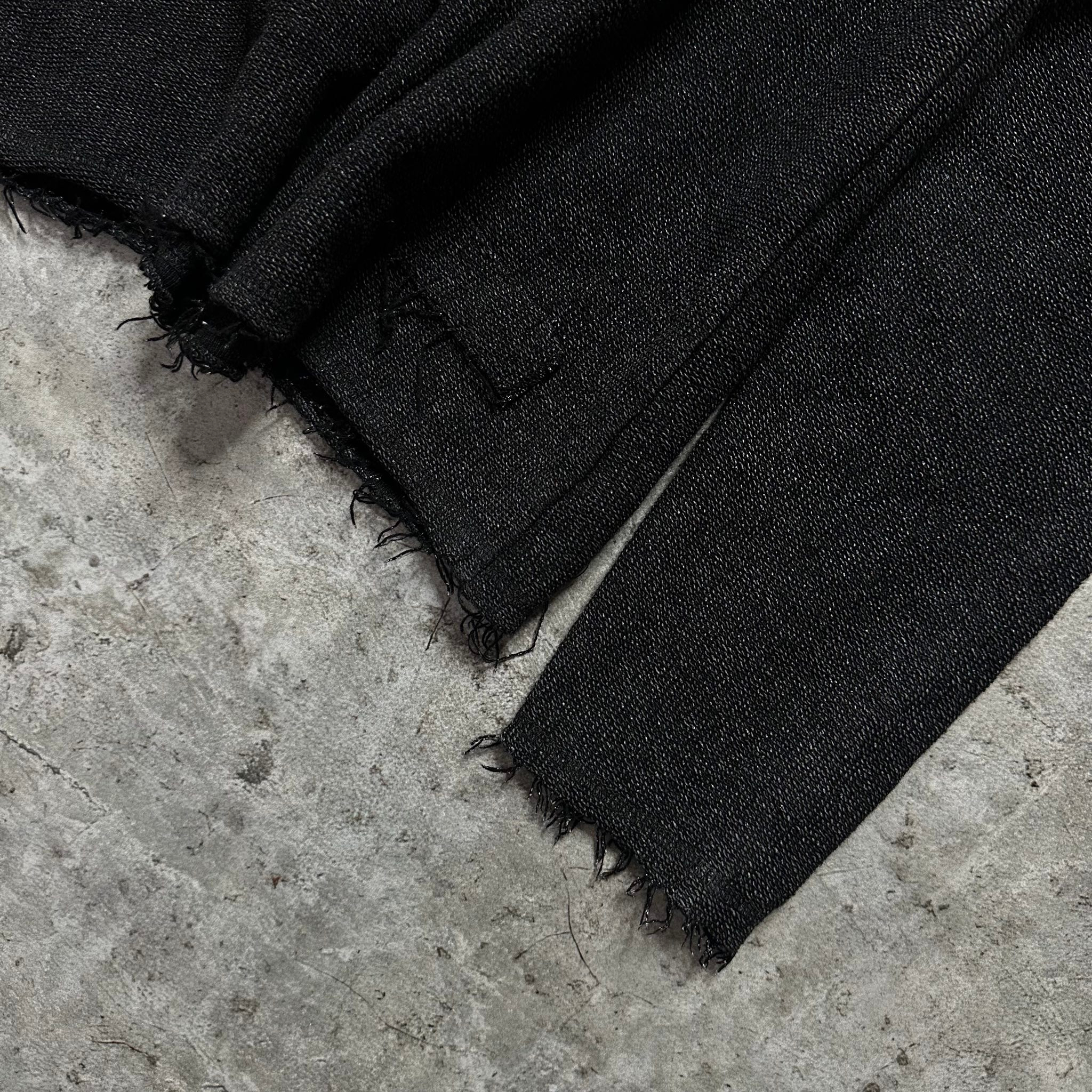 Never Enough Asymmetrical Grunge distressed sweatshirt, миниатюра 5