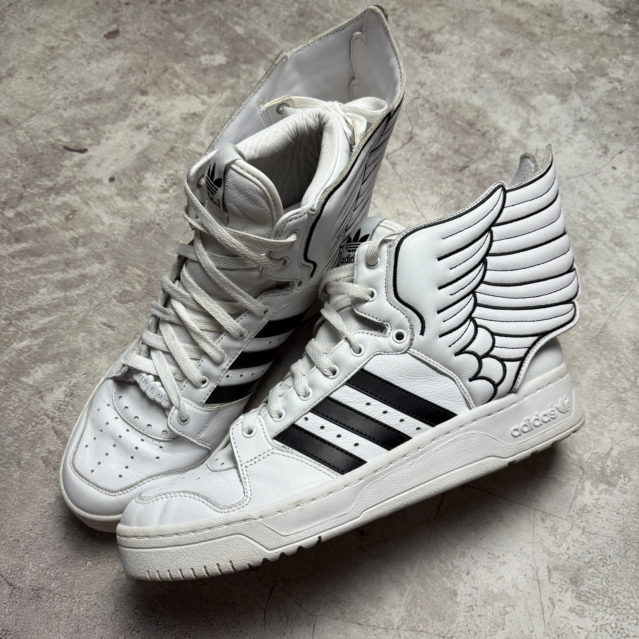 Adidas x Jeremy Scott Wings 2.0 White Black, миниатюра 1