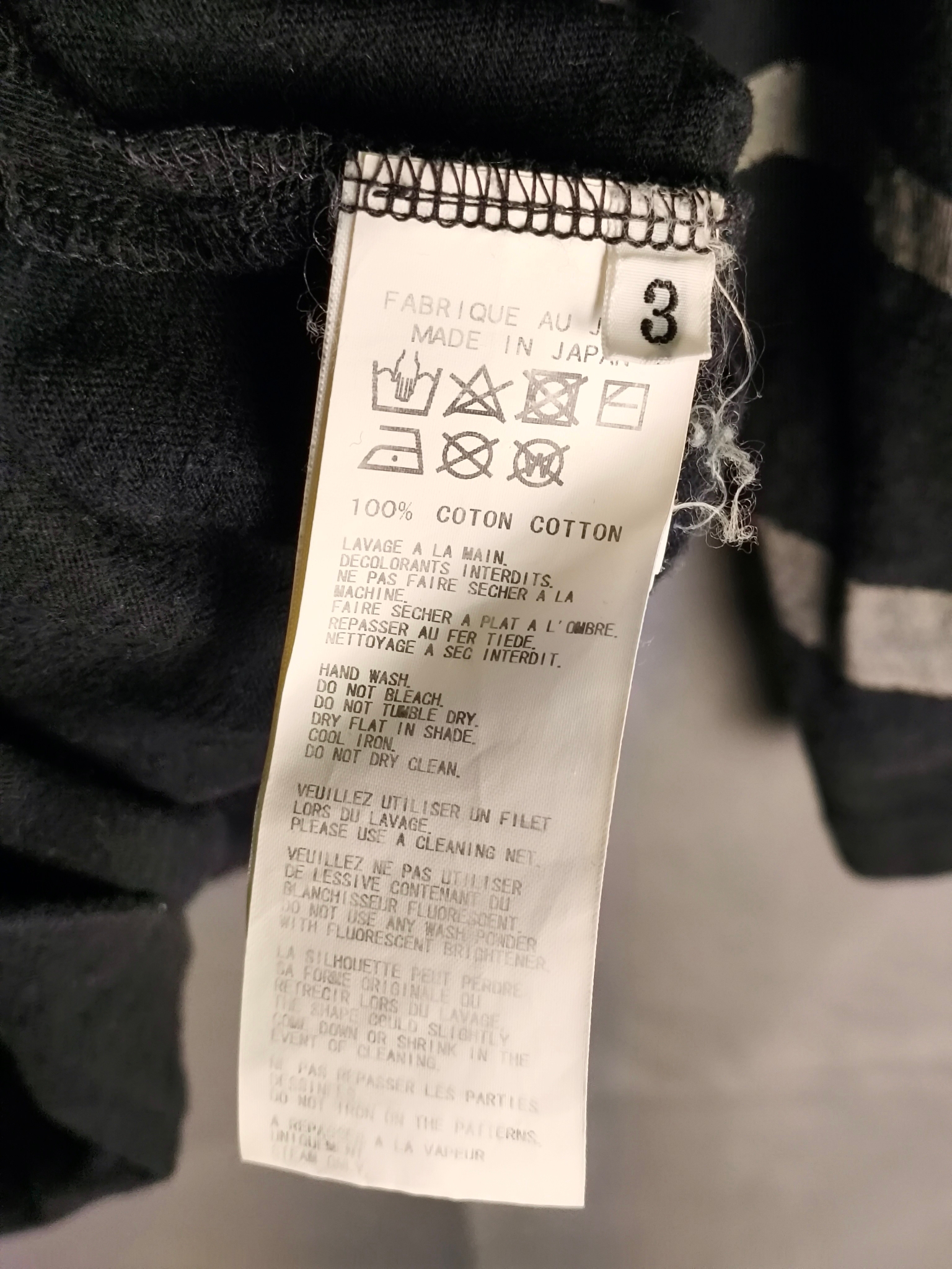 Yohji Yamamoto Longsleeve pour homme, миниатюра 4