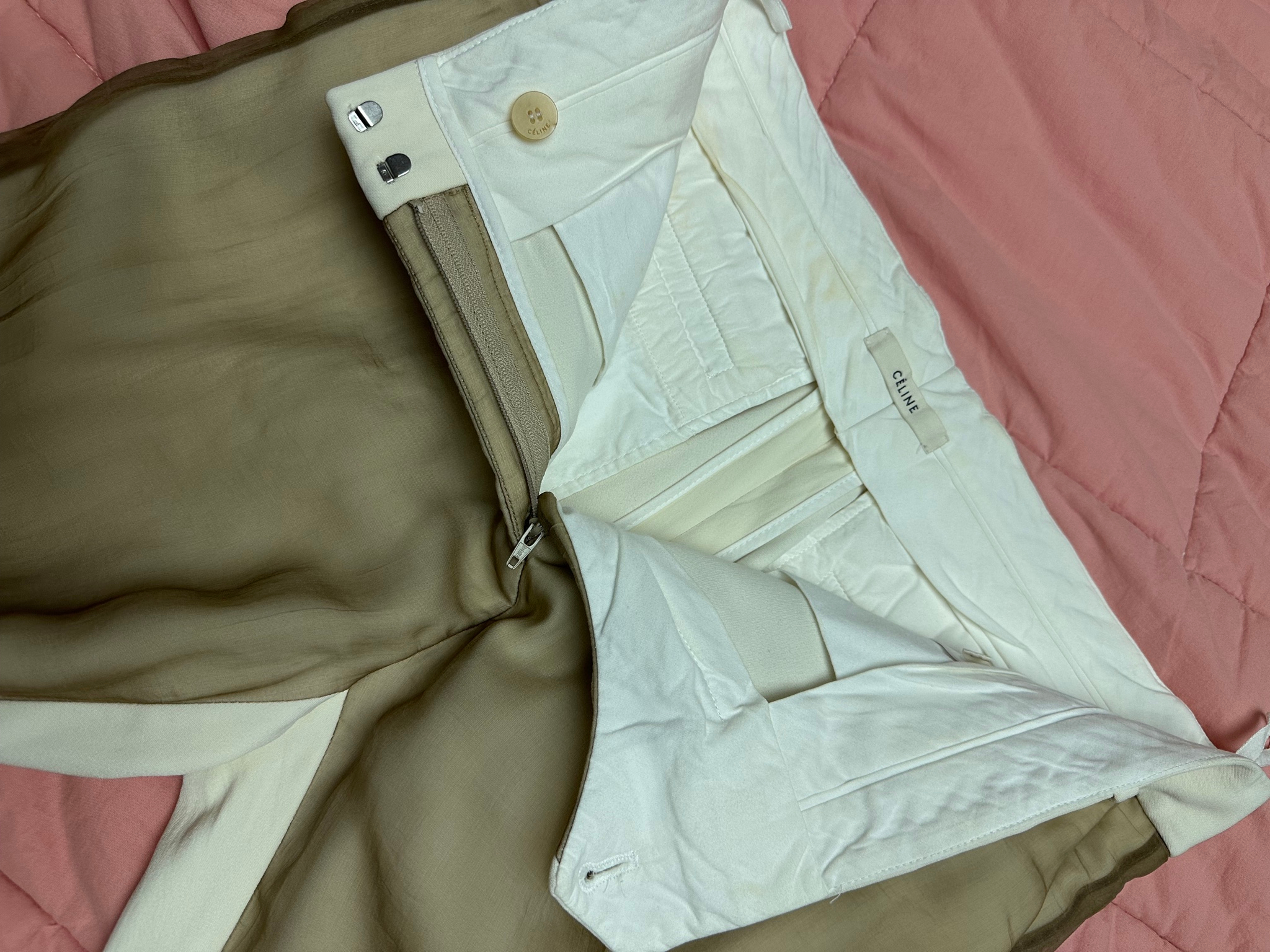 Celine Color block trousers, миниатюра 13
