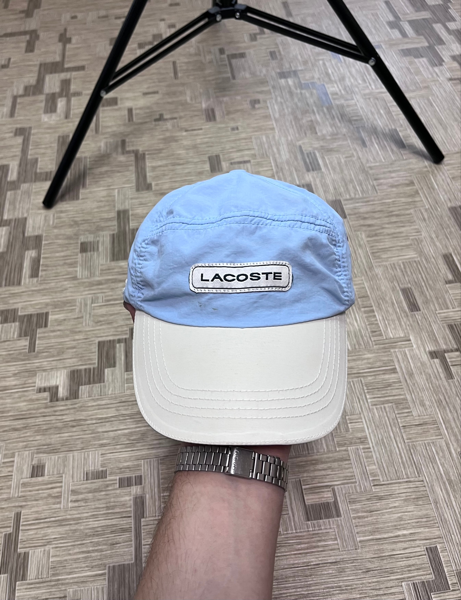 Lacoste 90s 5pannel vintage cap, миниатюра 1