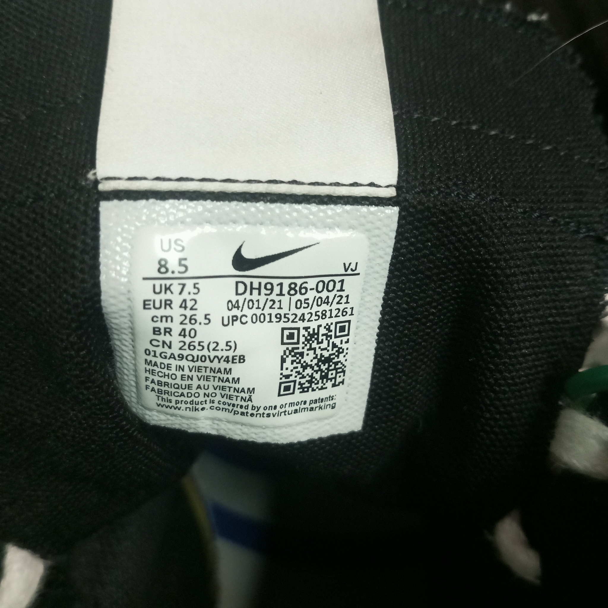 Nike x Sacai x Jean Paul Gaultier Vaporwaffle mix, миниатюра 6