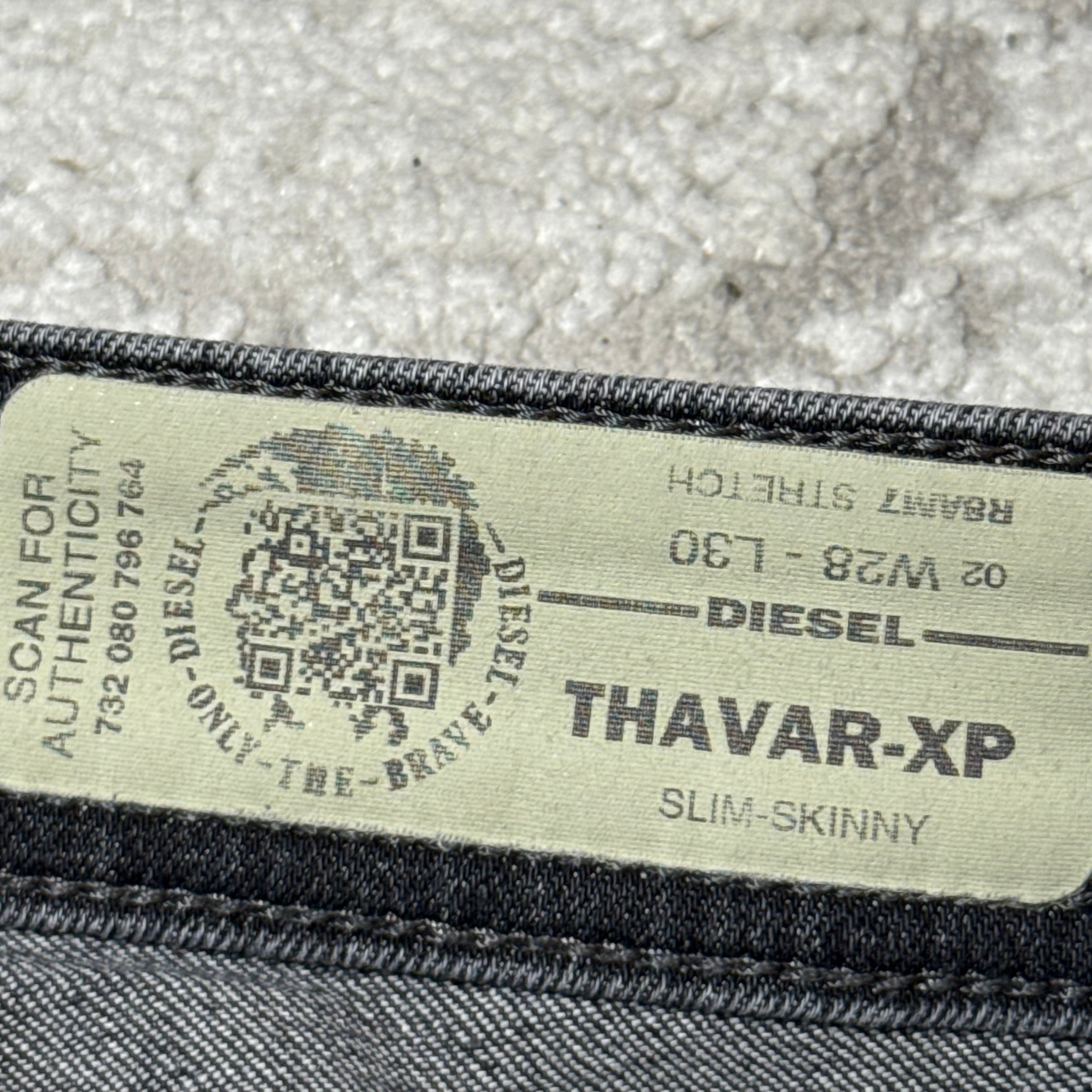 Diesel  Thavar Xp Jeans Slim Skinny, миниатюра 7